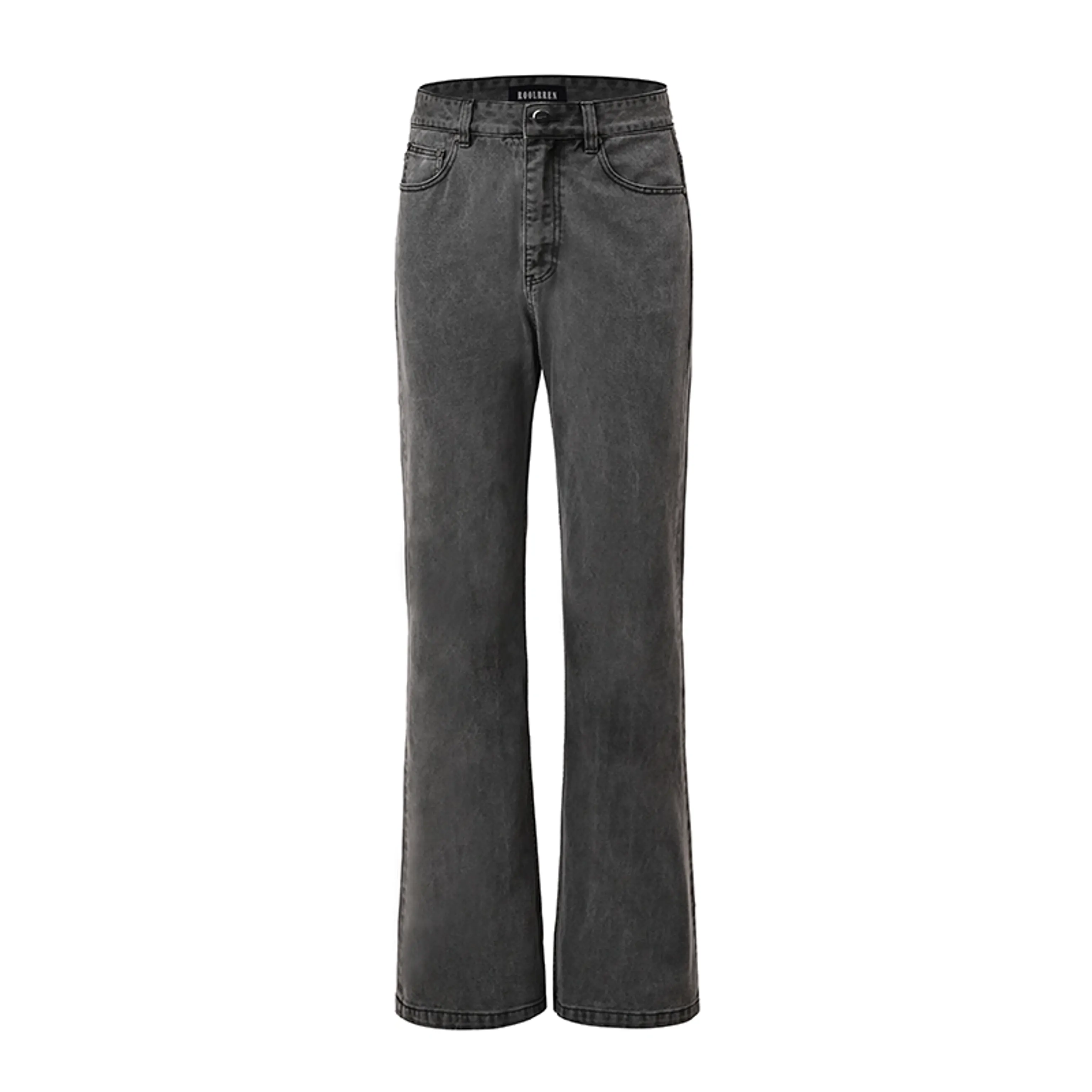 Okayama Faded Flared Denim Trousers - Image 6