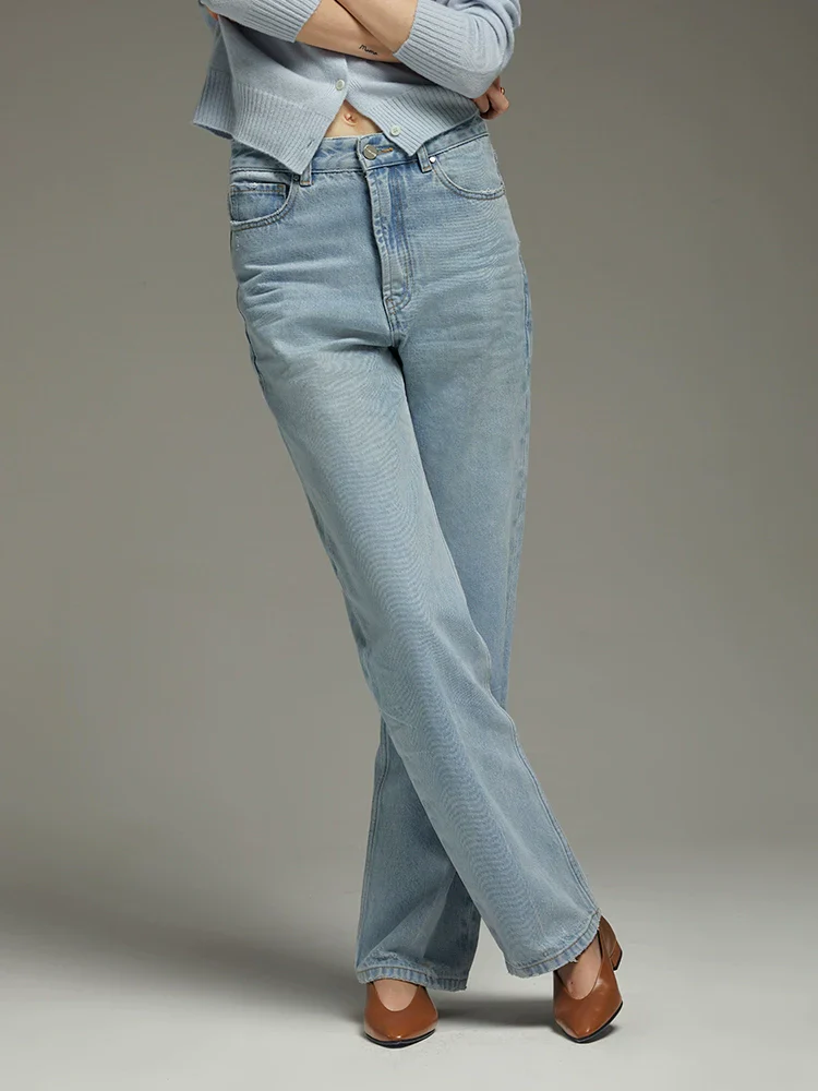 Ollie High-Waist Light Wash Jeans - Image 2