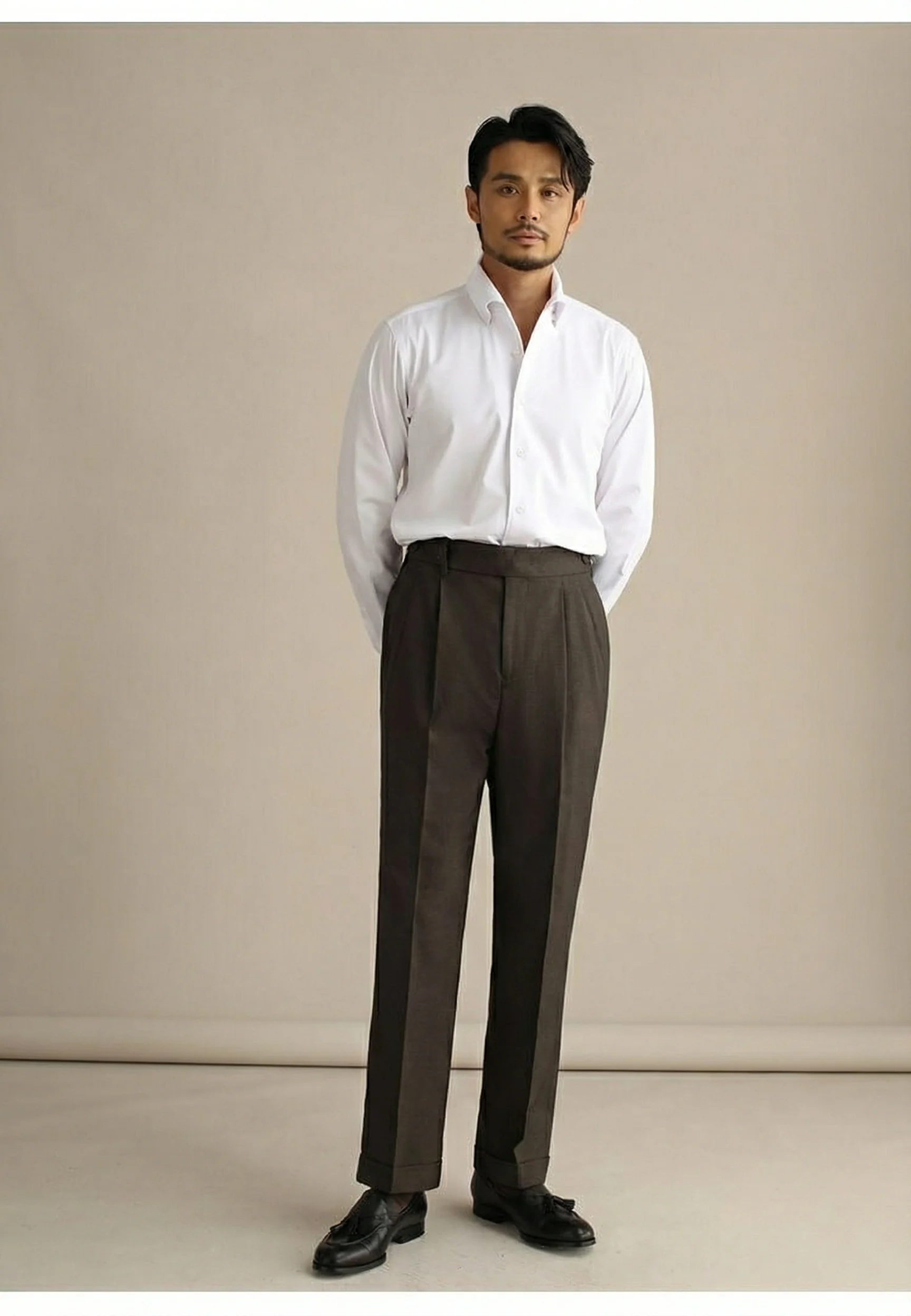 One-Piece Collar Dress Shirt - Image 11