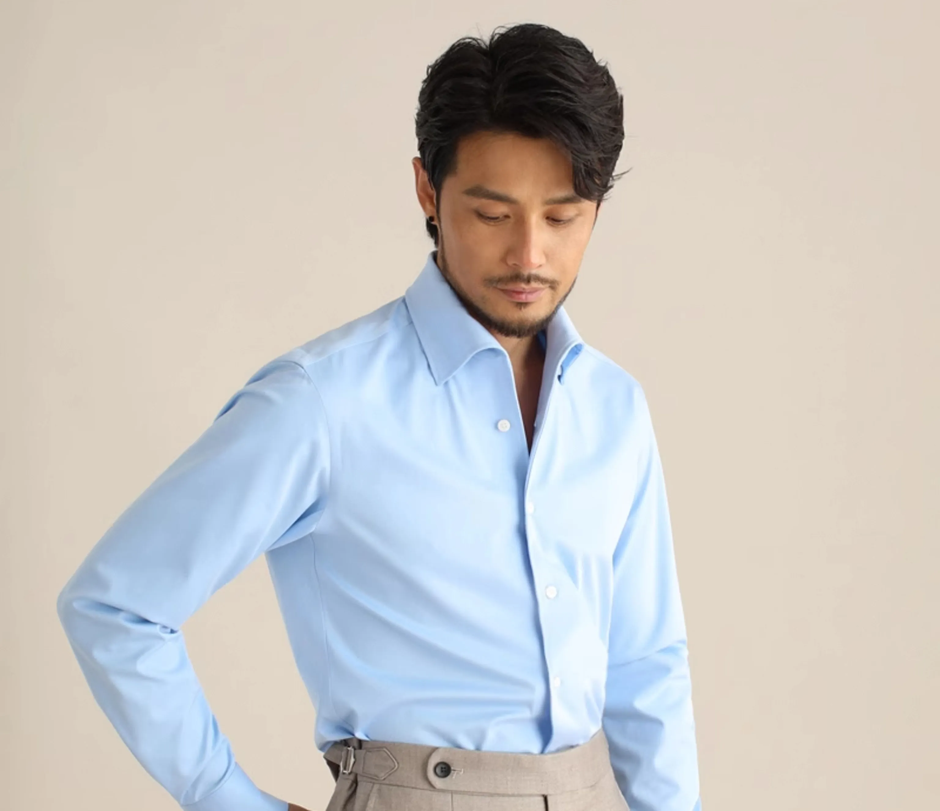 One-Piece Collar Dress Shirt - Image 4