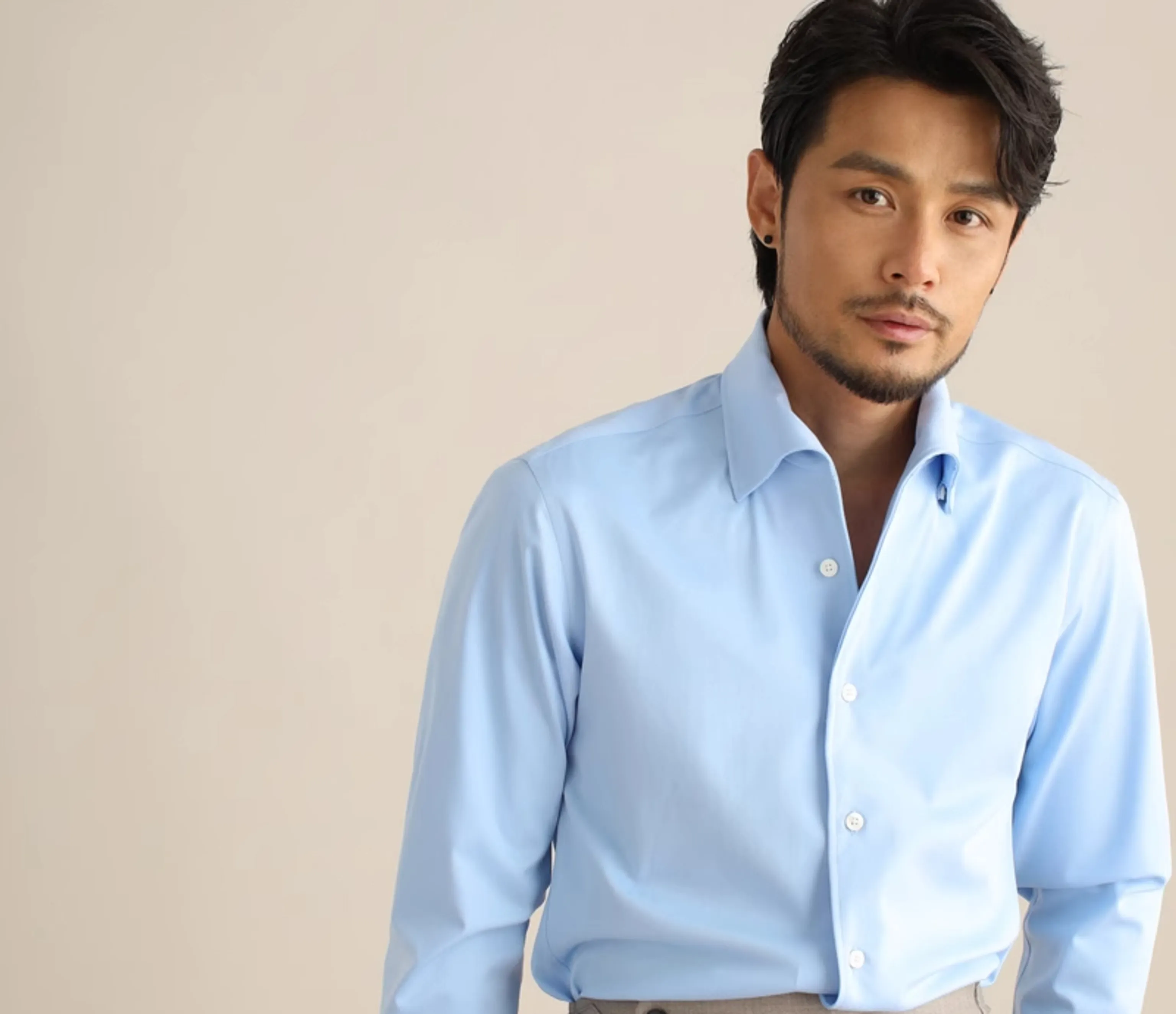 One-Piece Collar Dress Shirt - Image 8