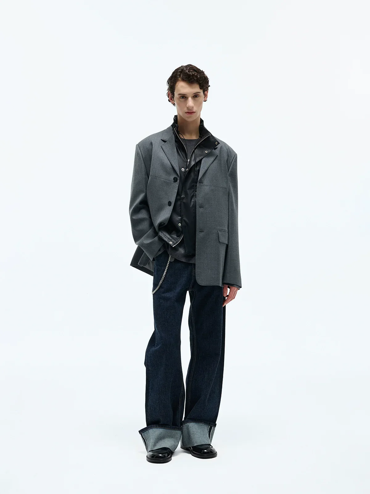 One-Wash Selvedge Straight Jeans - Image 2