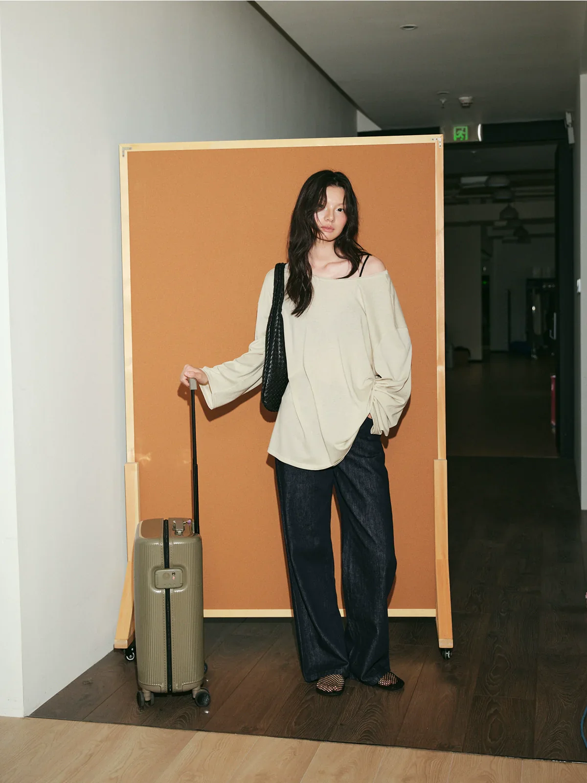 Open-Back Tie Long Sleeve Tee - Image 3