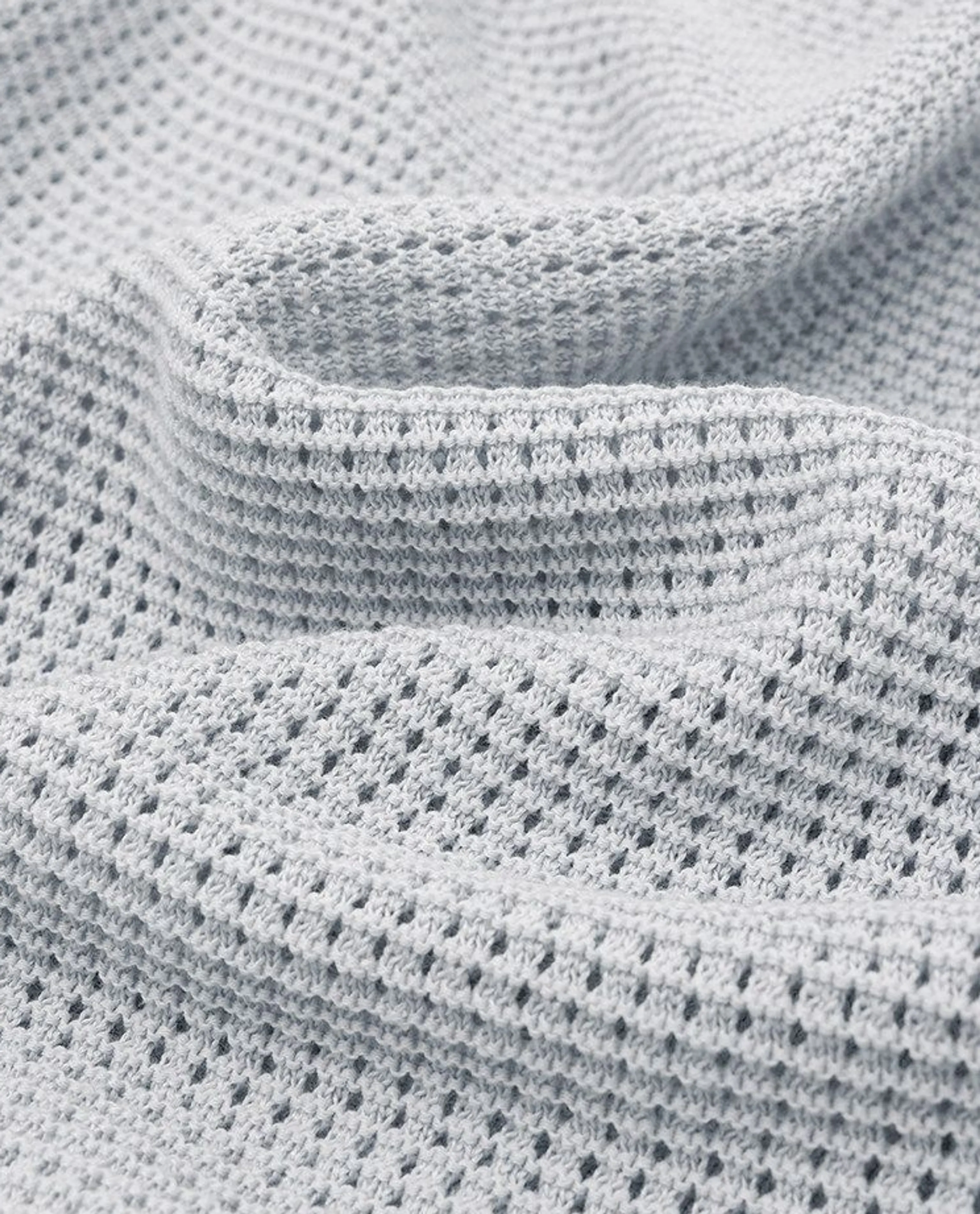Open-Knit Button Polo Shirt - Image 4