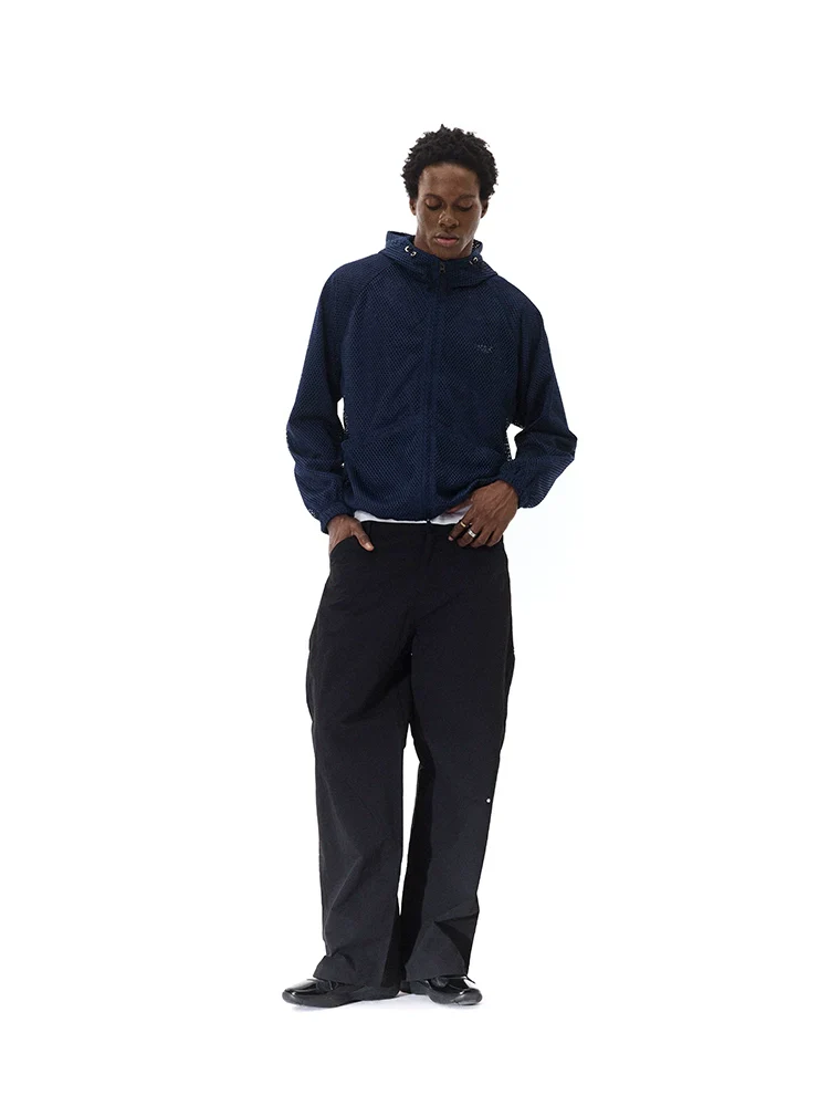 Open-Mesh Hooded Zip Jacket - Image 3