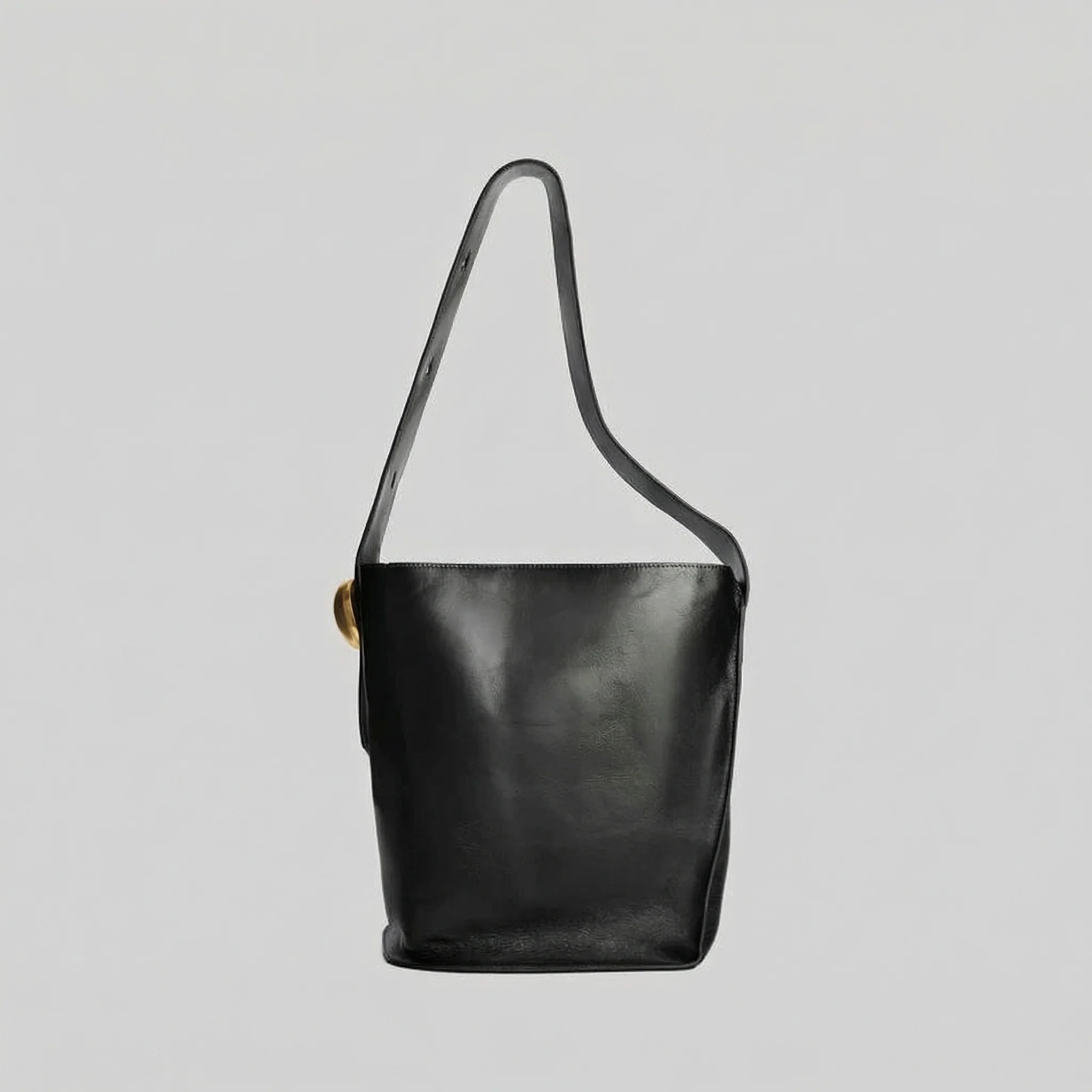 Oval Hardware Shoulder Bag - Image 8
