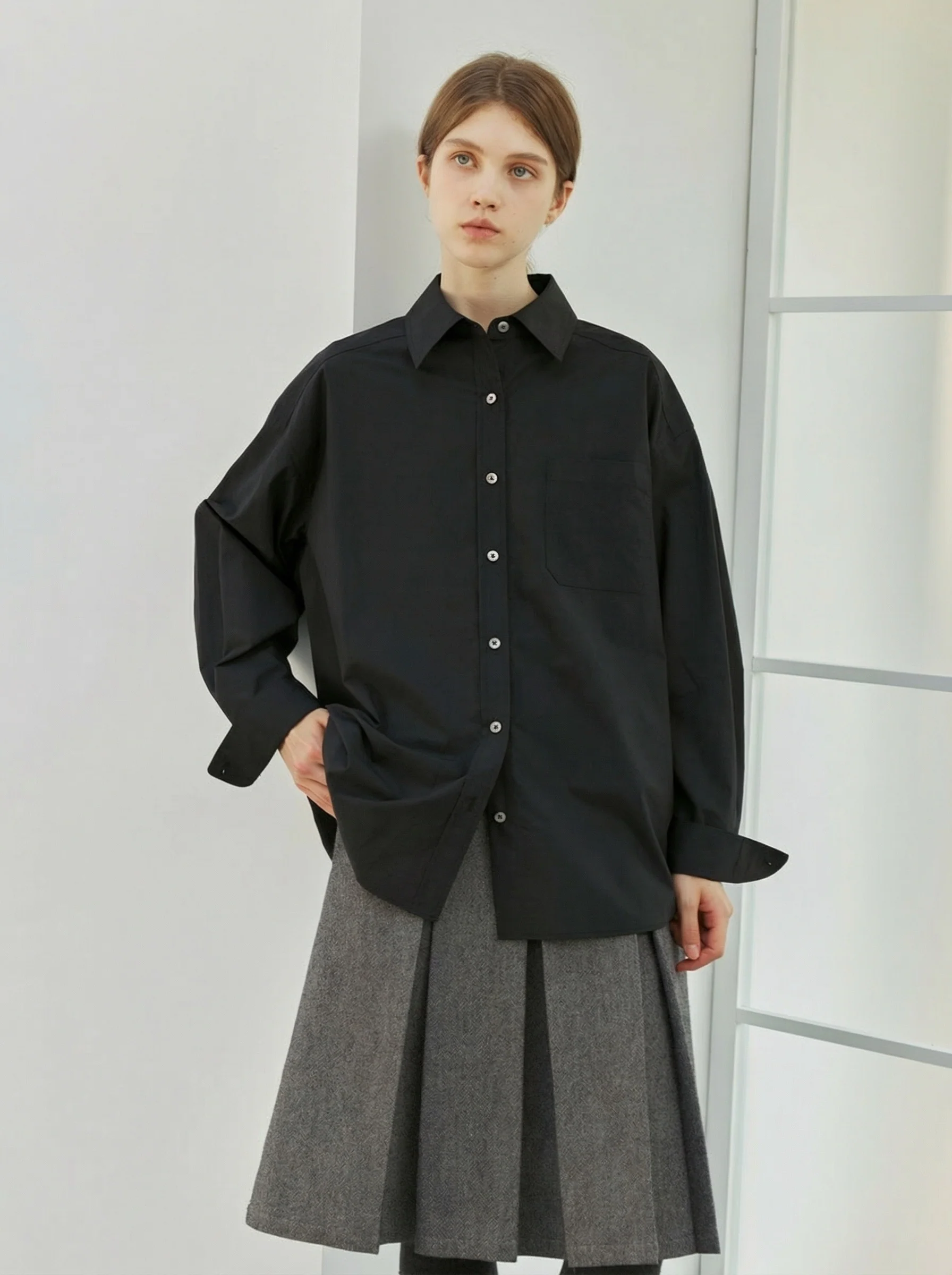 Oversized Button Shirt - Image 3