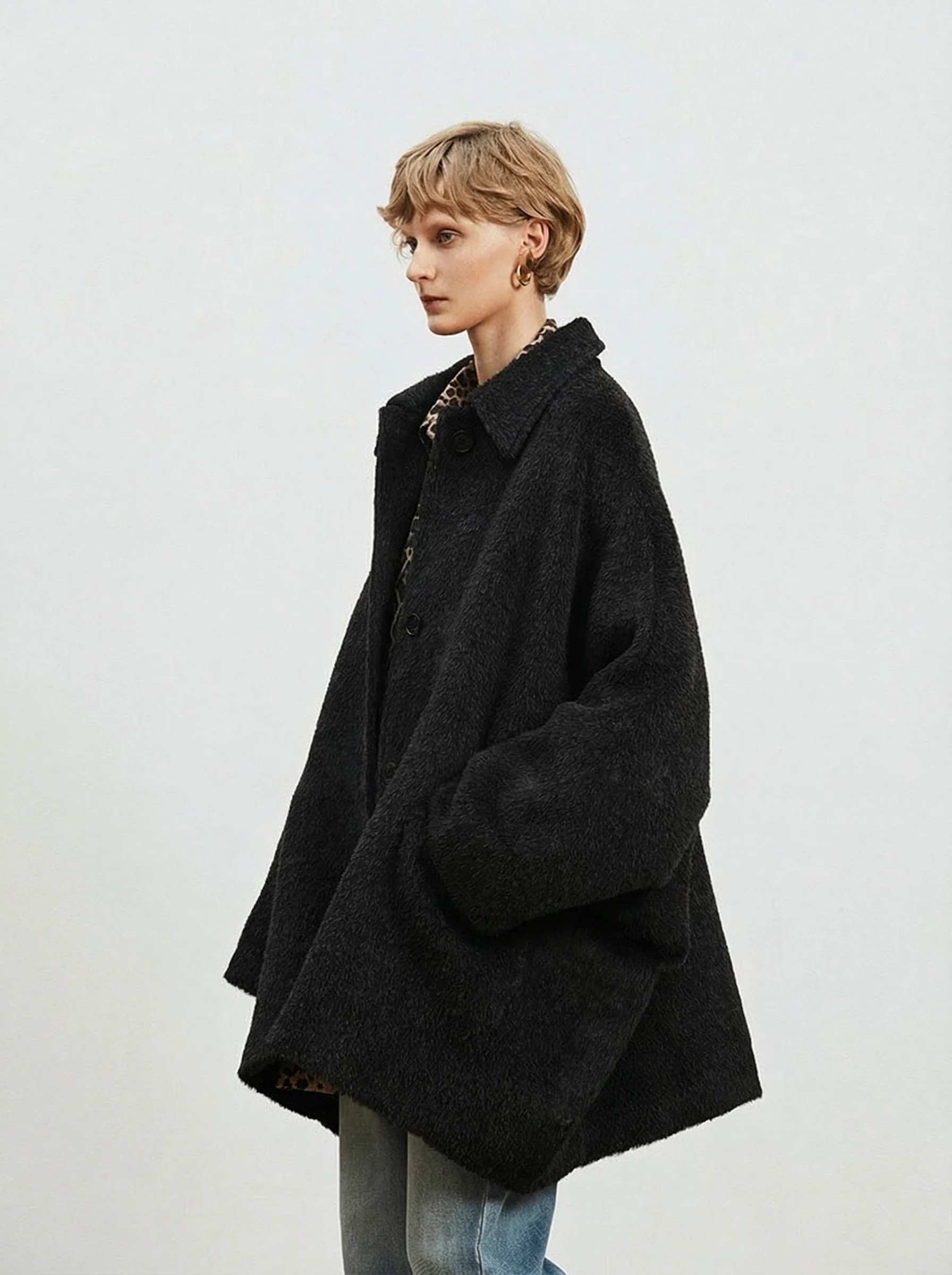 Oversized Cocoon Coat