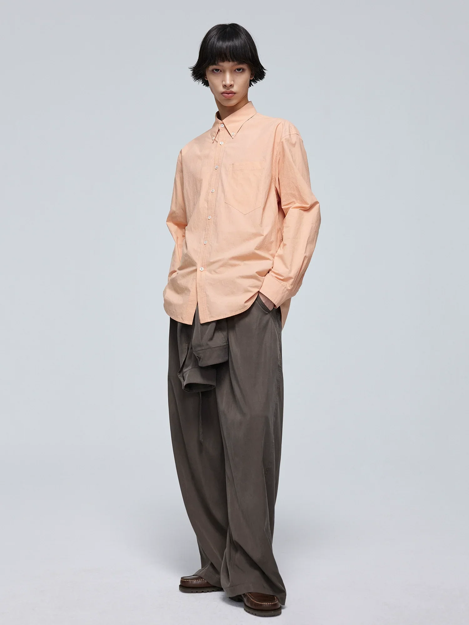 Oversized Cotton Button-Down Shirt - Image 4