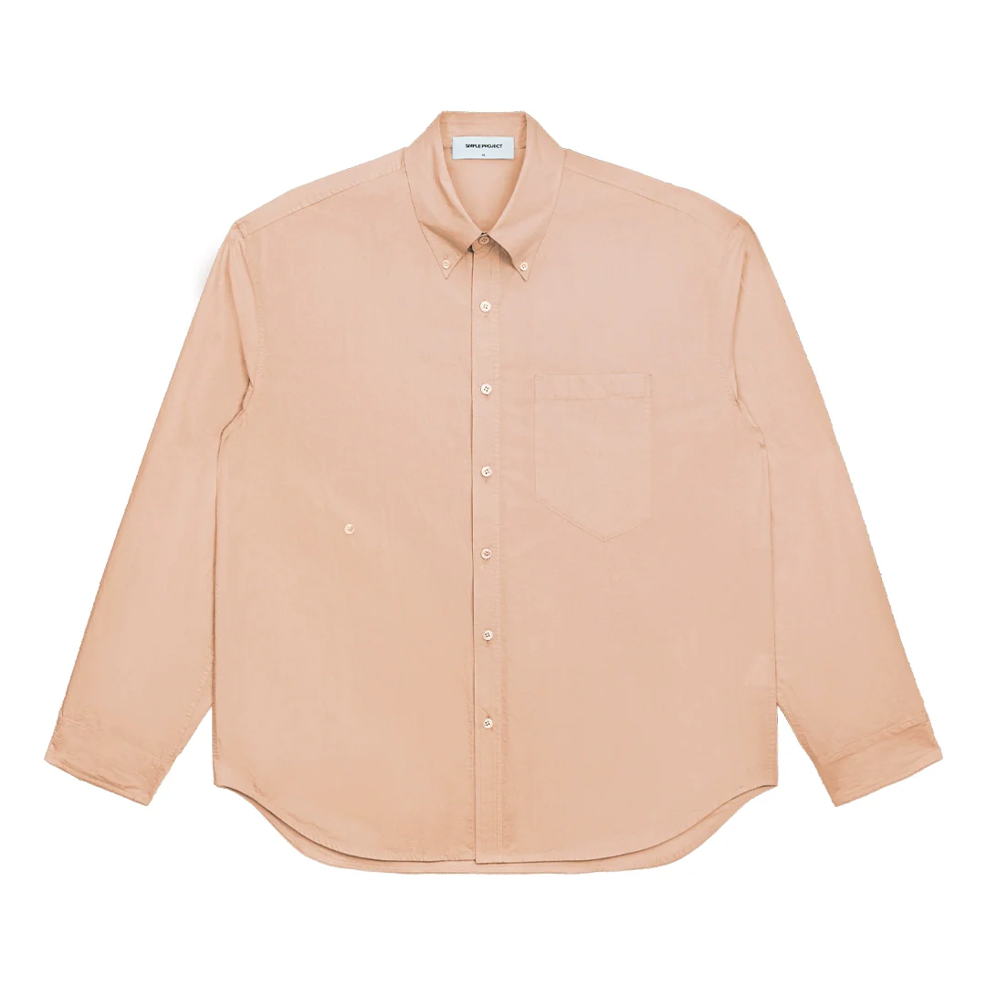 Oversized Cotton Button-Down Shirt - Image 6