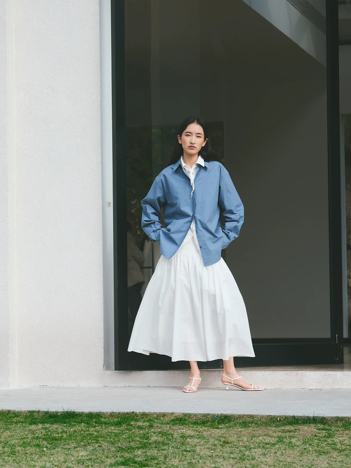 Oversized Cotton Shirt - Image 3