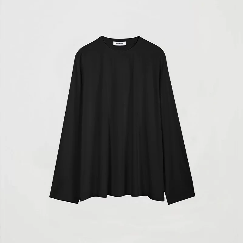 Oversized Crewneck Long Sleeve Tee - Image 7