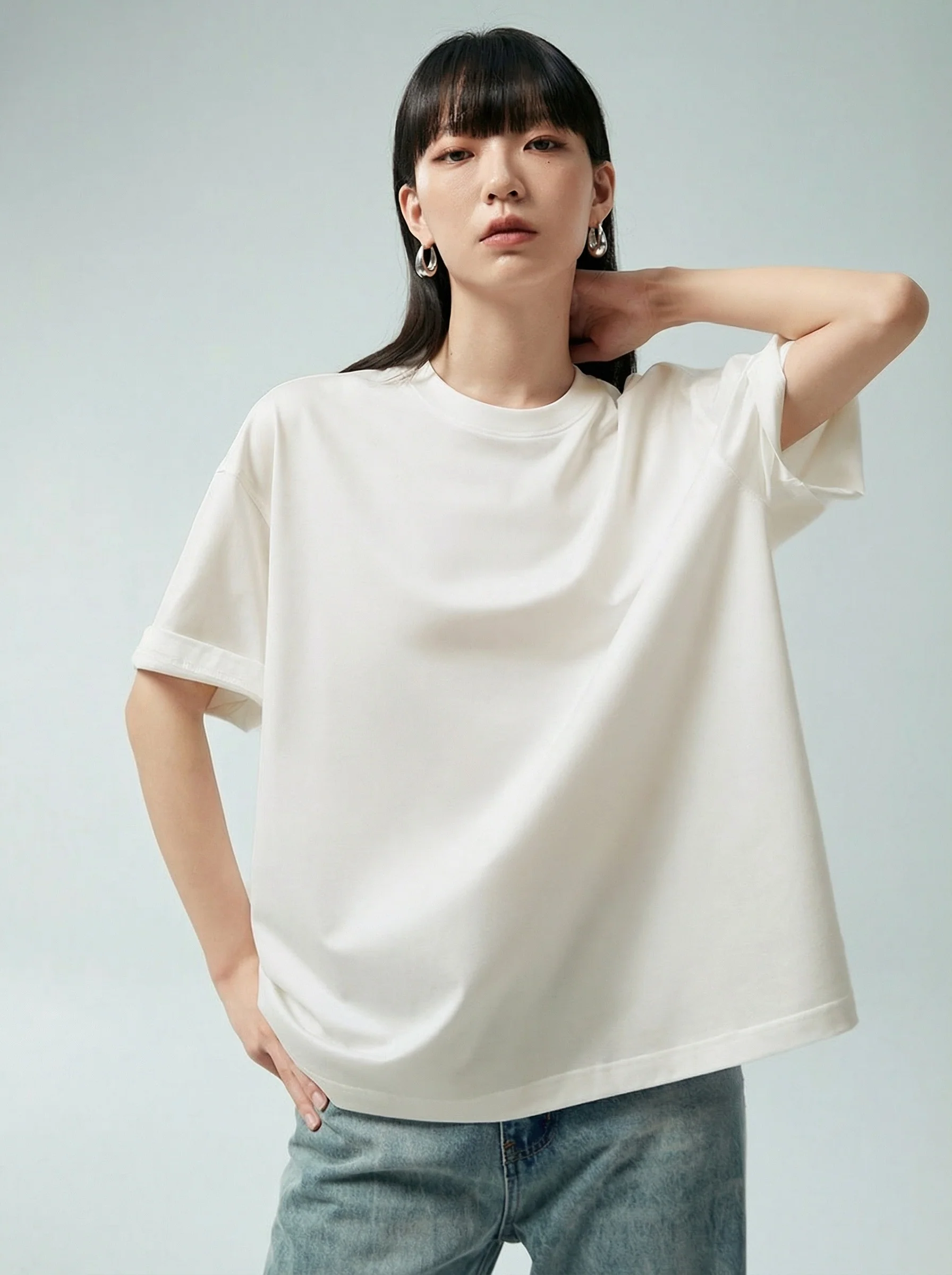 Oversized Crewneck Tee - Image 2