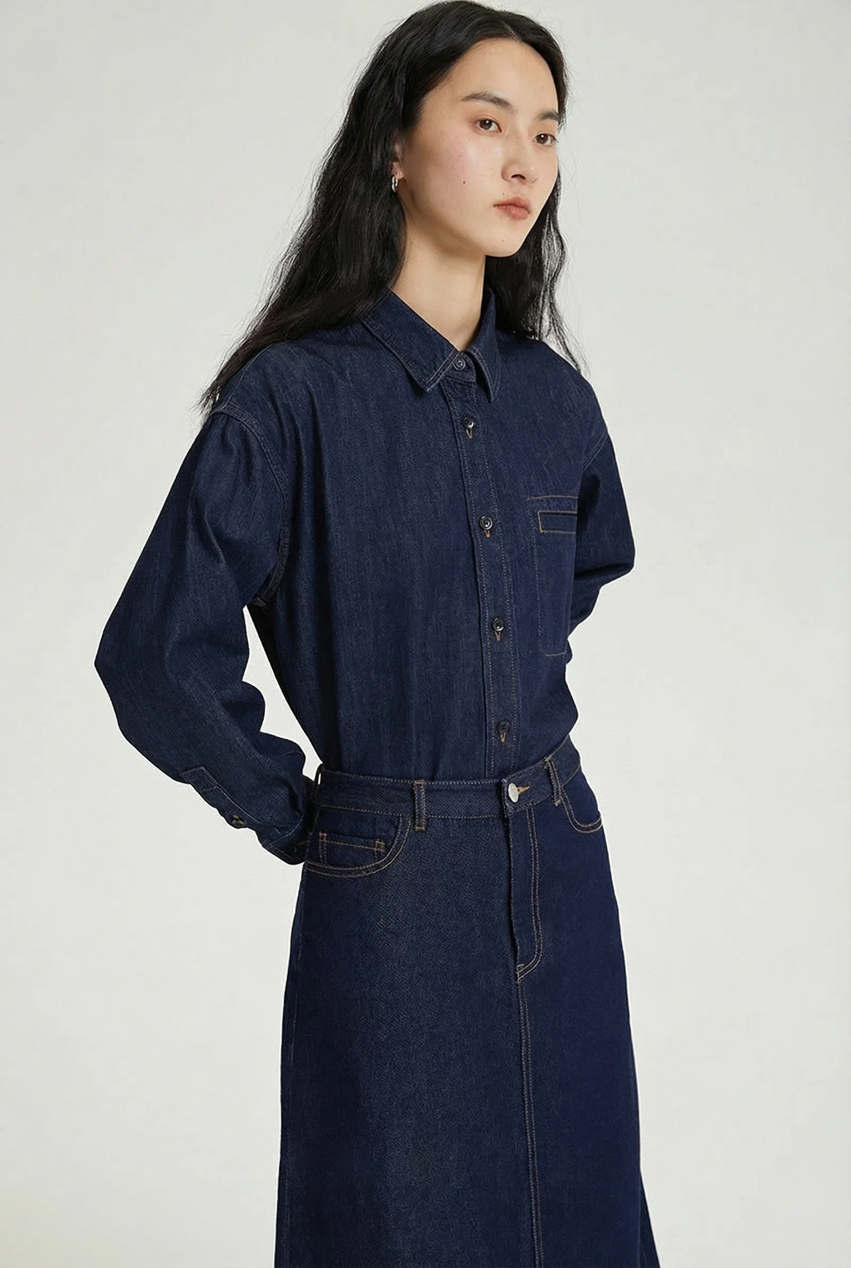 Oversized Denim Shirt - Image 5