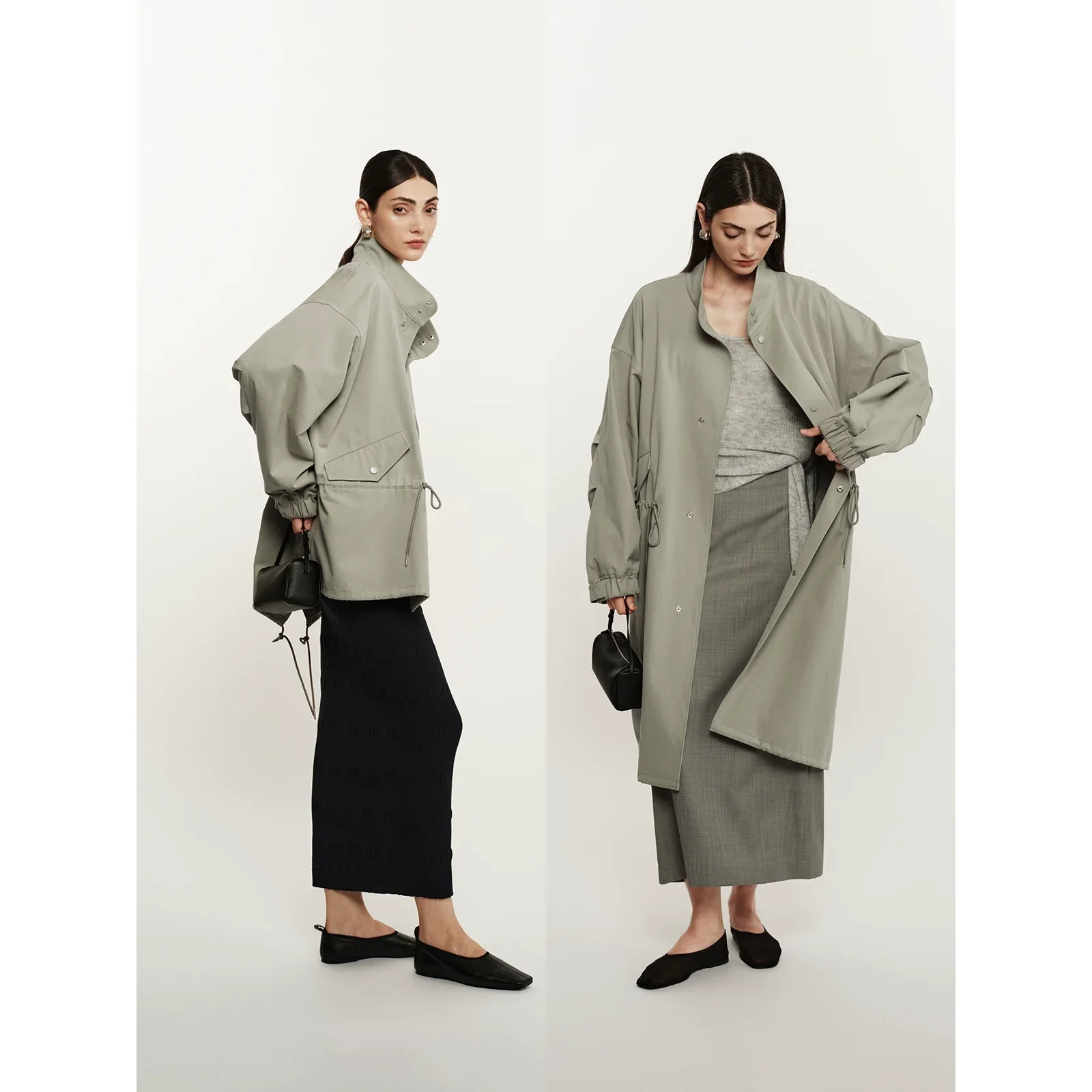 Oversized Drawstring Windbreaker - Image 3