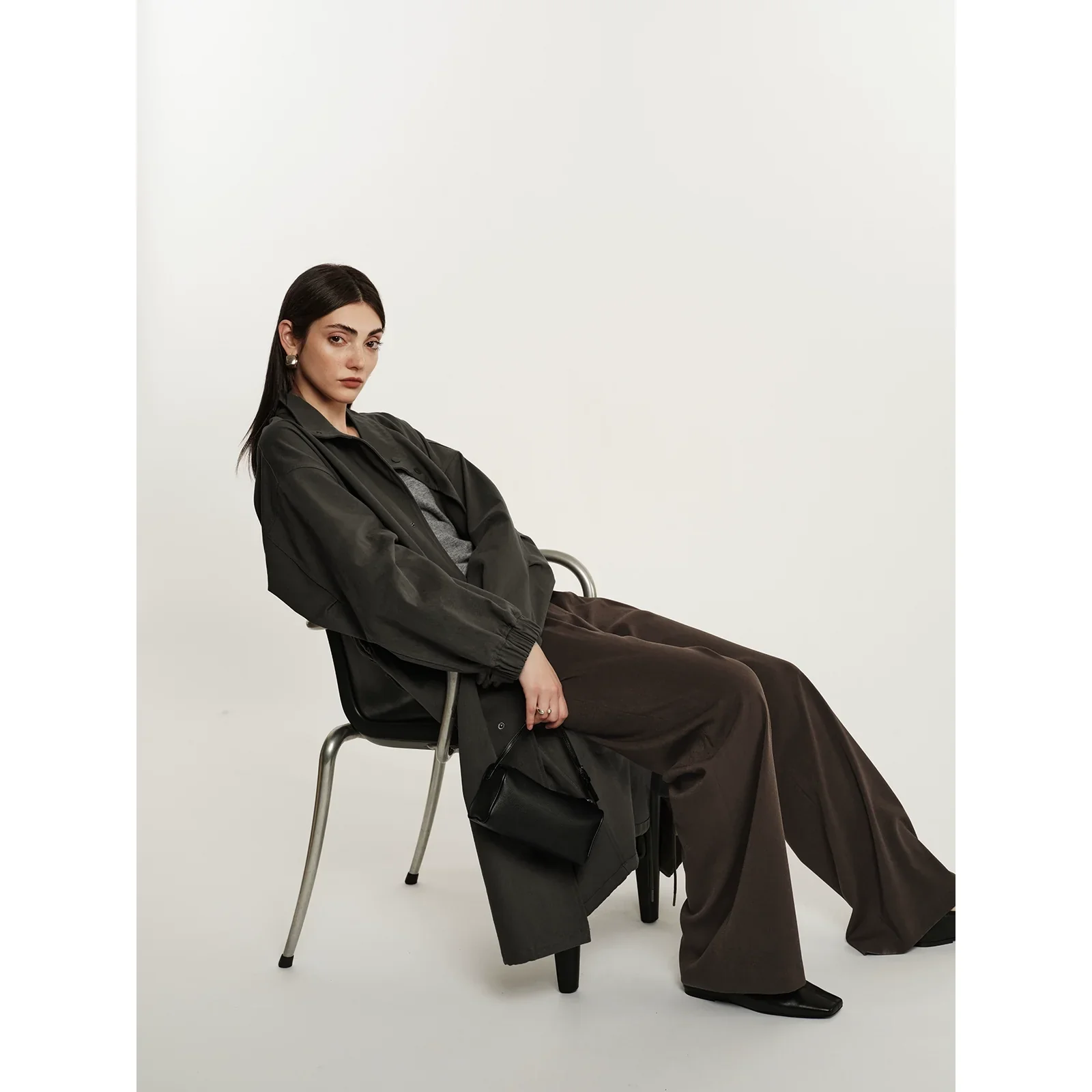 Oversized Drawstring Windbreaker - Image 5
