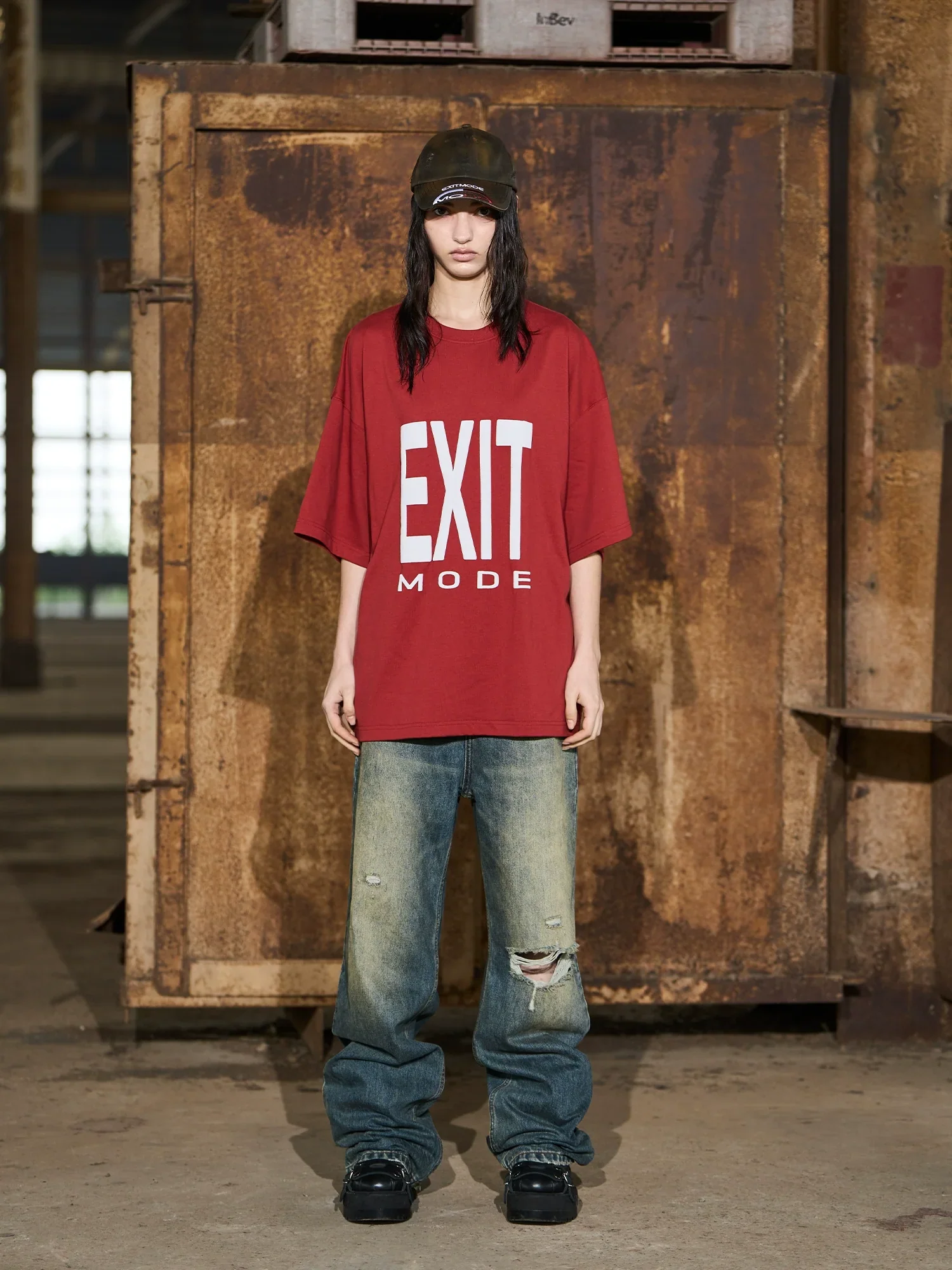 Oversized EXIT MODE Tee - Image 4