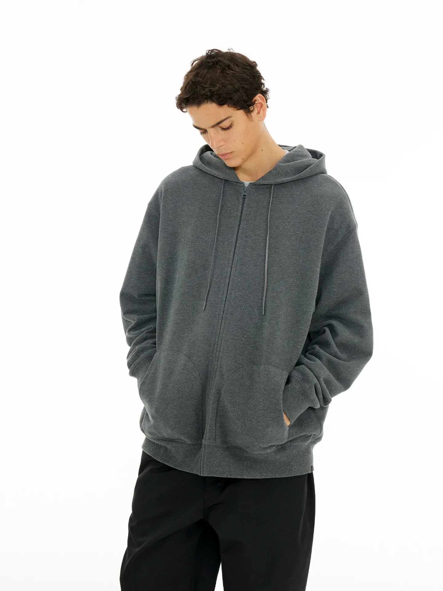 Oversized Full-Zip Hoodie