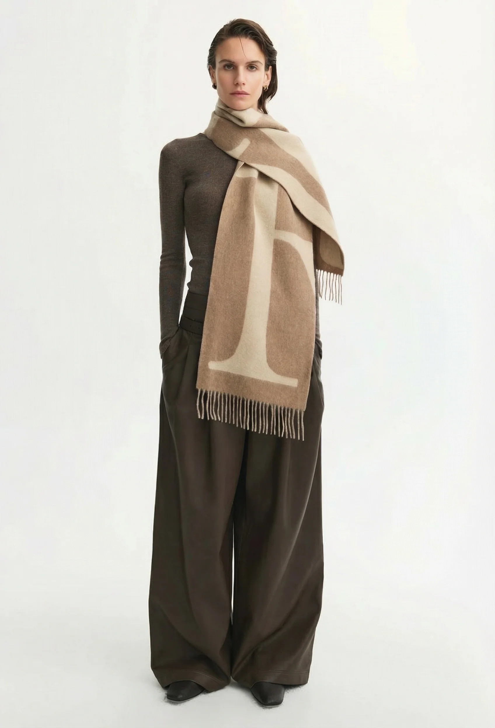 Oversized Graphic Scarf - Image 4