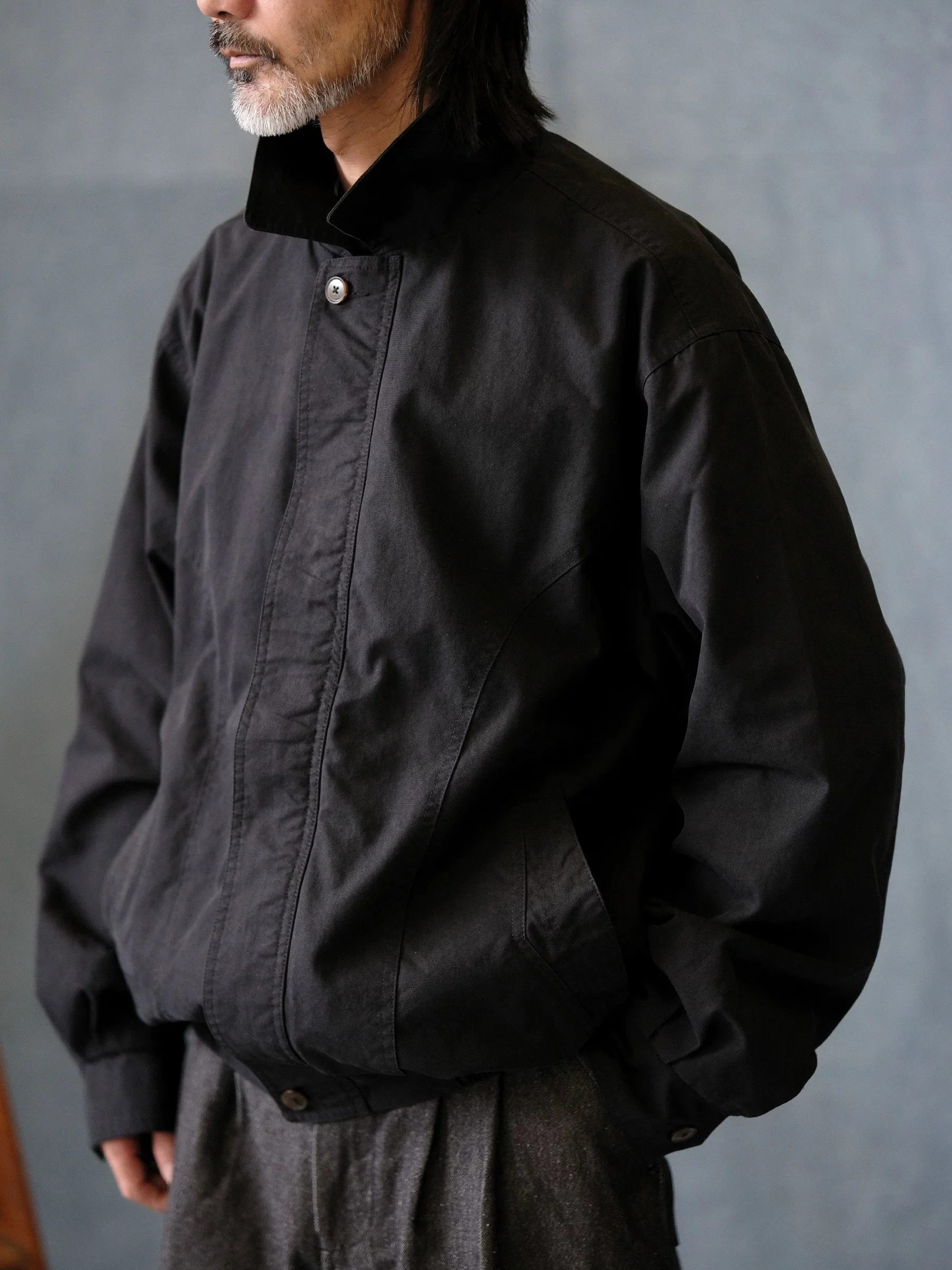 Oversized Harrington Jacket