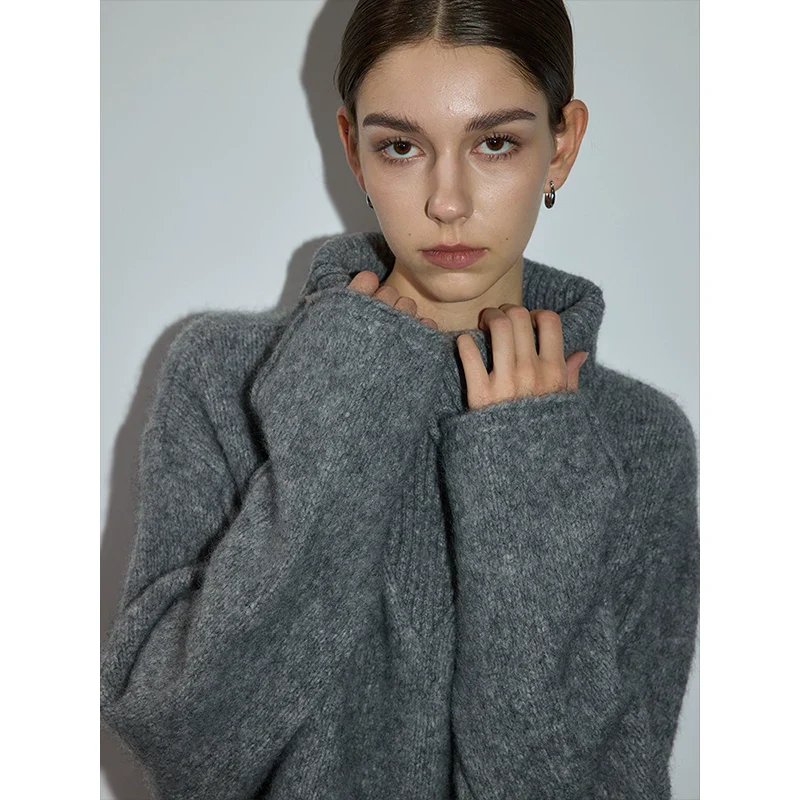 Oversized Mohair Wool Sweater - Image 4