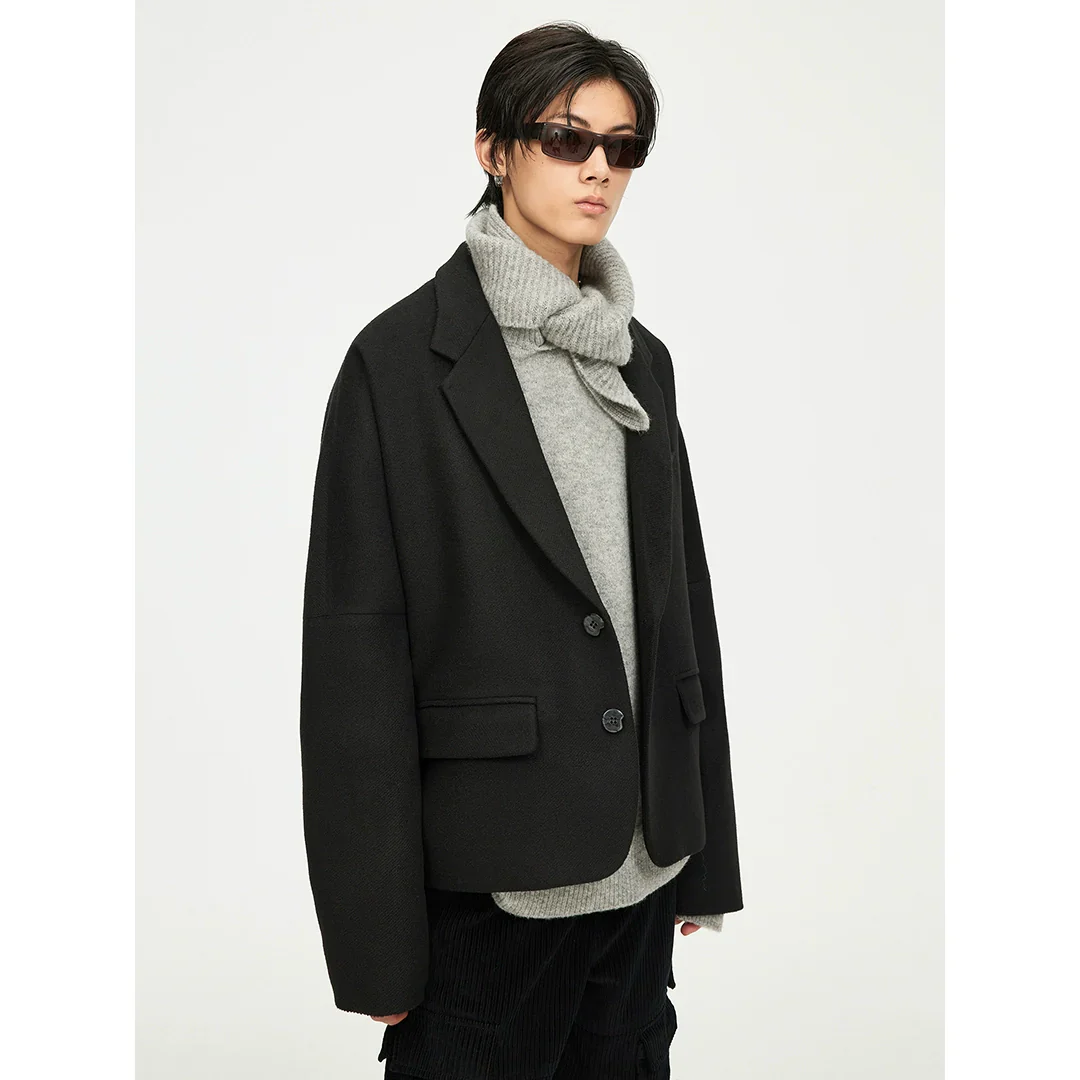 Oversized Shawl-Collar Sweater - Image 4