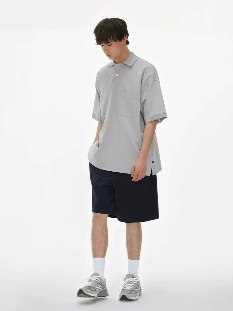 Oversized Stretch Pique Polo - Image 5