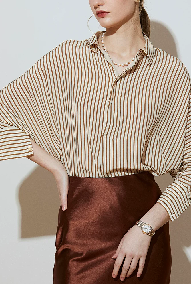 Oversized Striped Shirt - Image 3