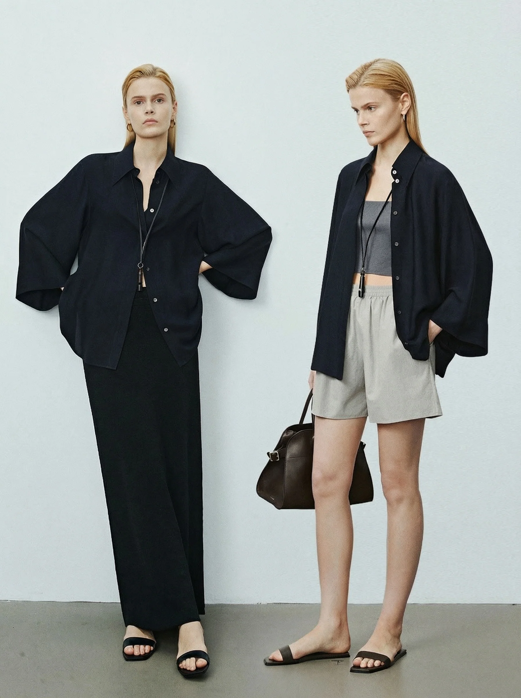 Oversized Three-Quarter Sleeve Shirt - Image 5