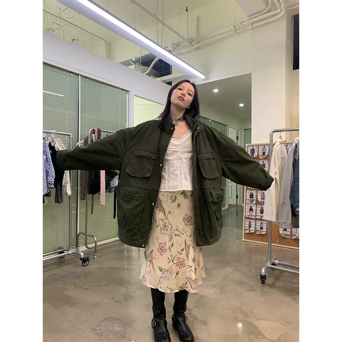 Oversized Utility Jacket - Image 4