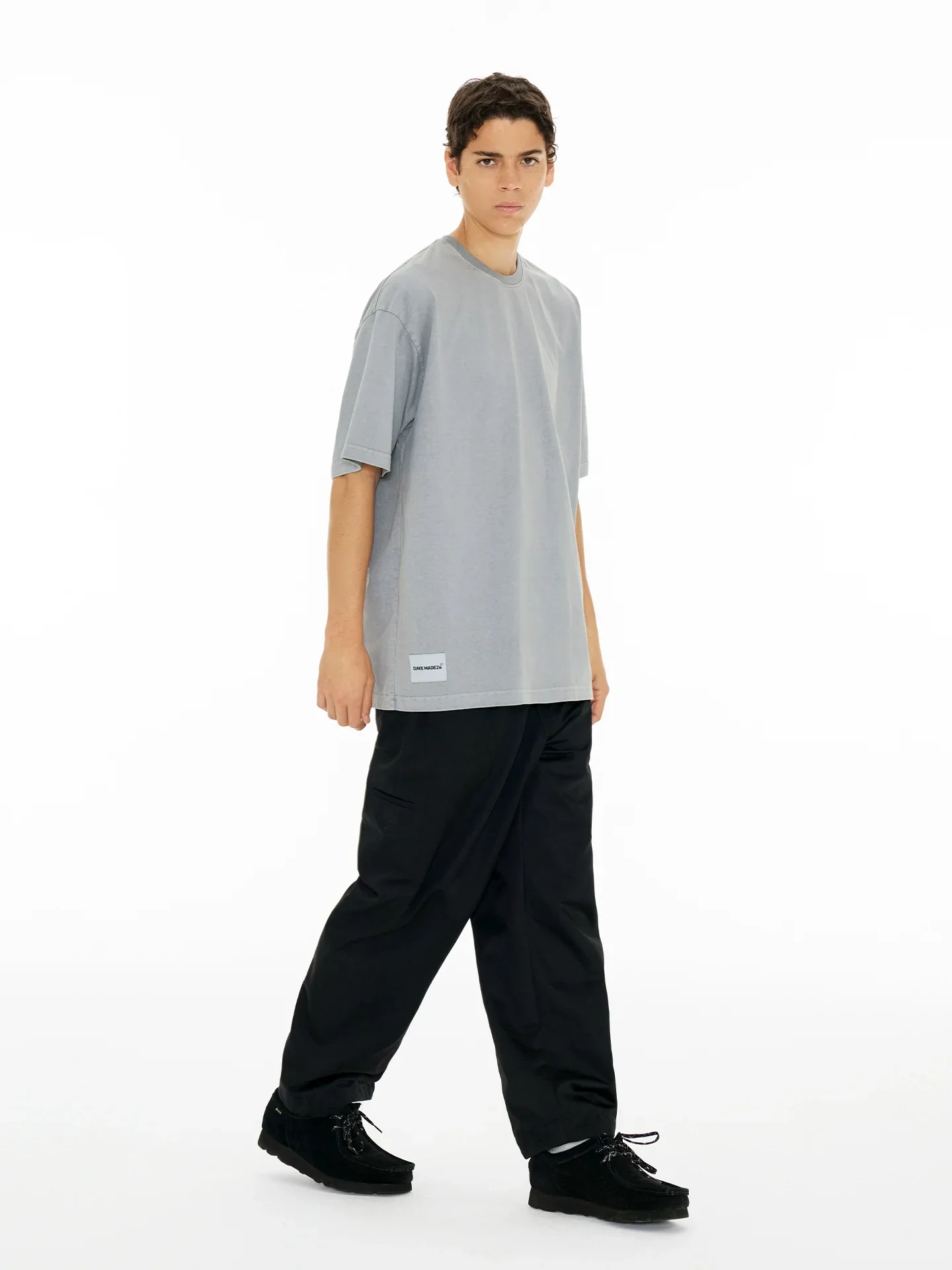 Oversized Washed Cotton Tee - Image 5