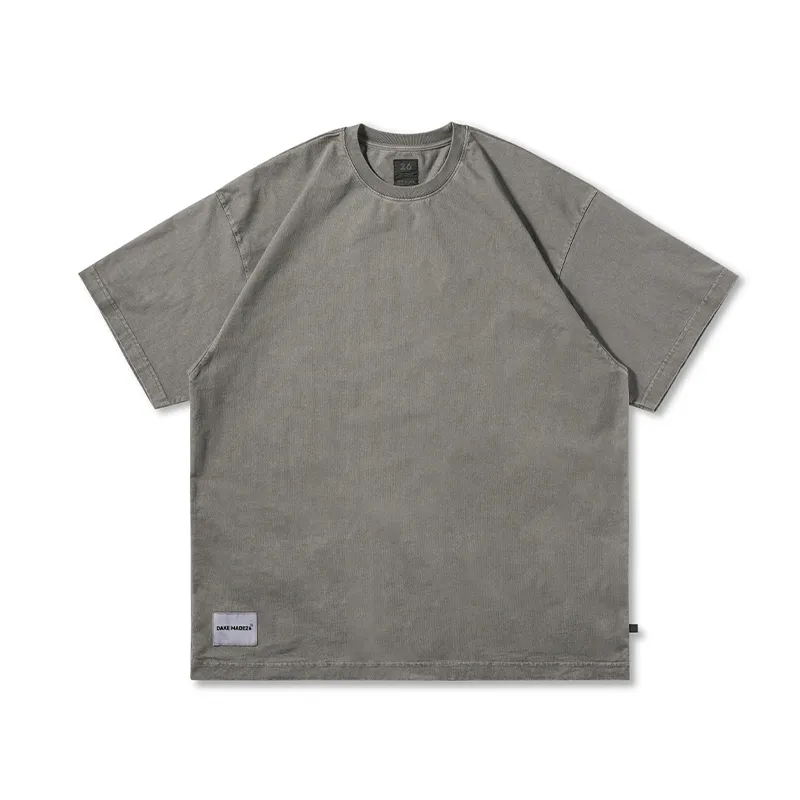 Oversized Washed Cotton Tee - Image 6