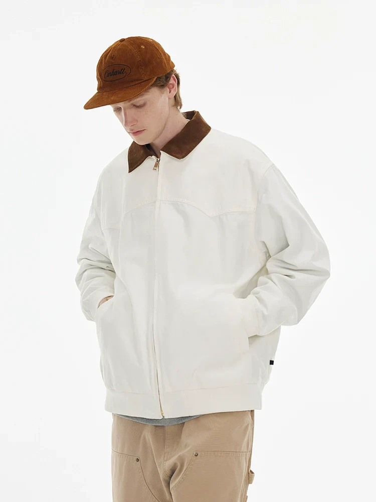 Oxford Corduroy-Collar Jacket