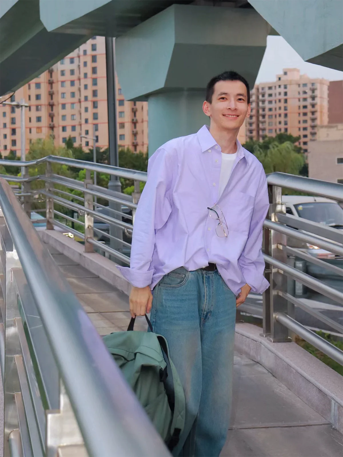 Oxford Cross Yoke Shirt - Image 5
