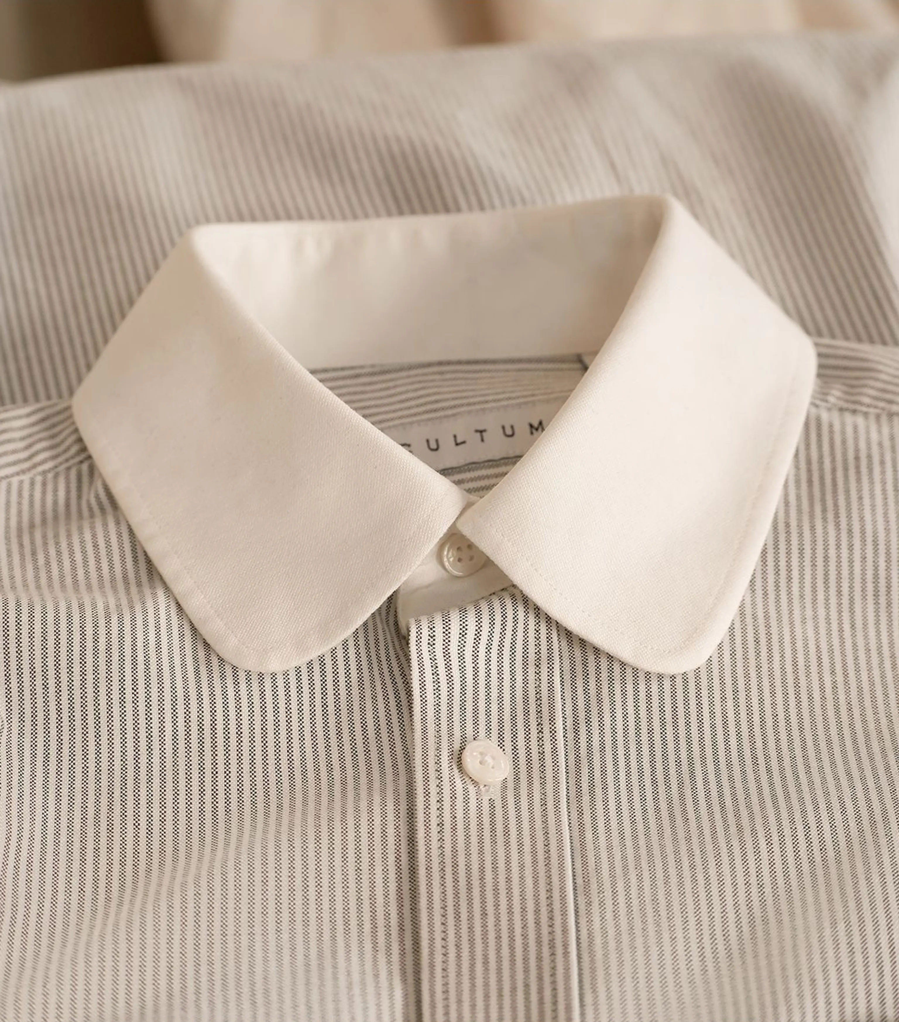 Oxford Striped Dress Shirt - Image 4