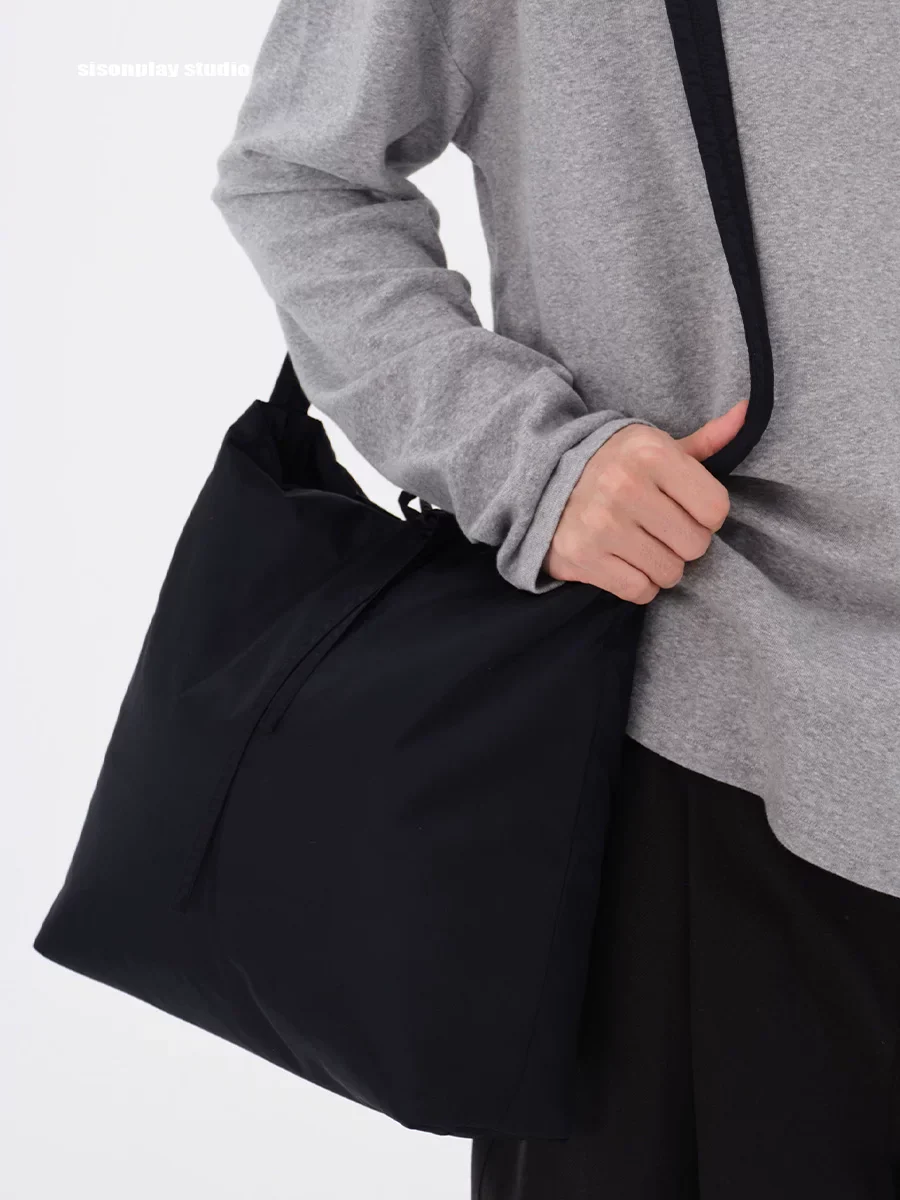 Padded Nylon Crossbody Tote - Image 4