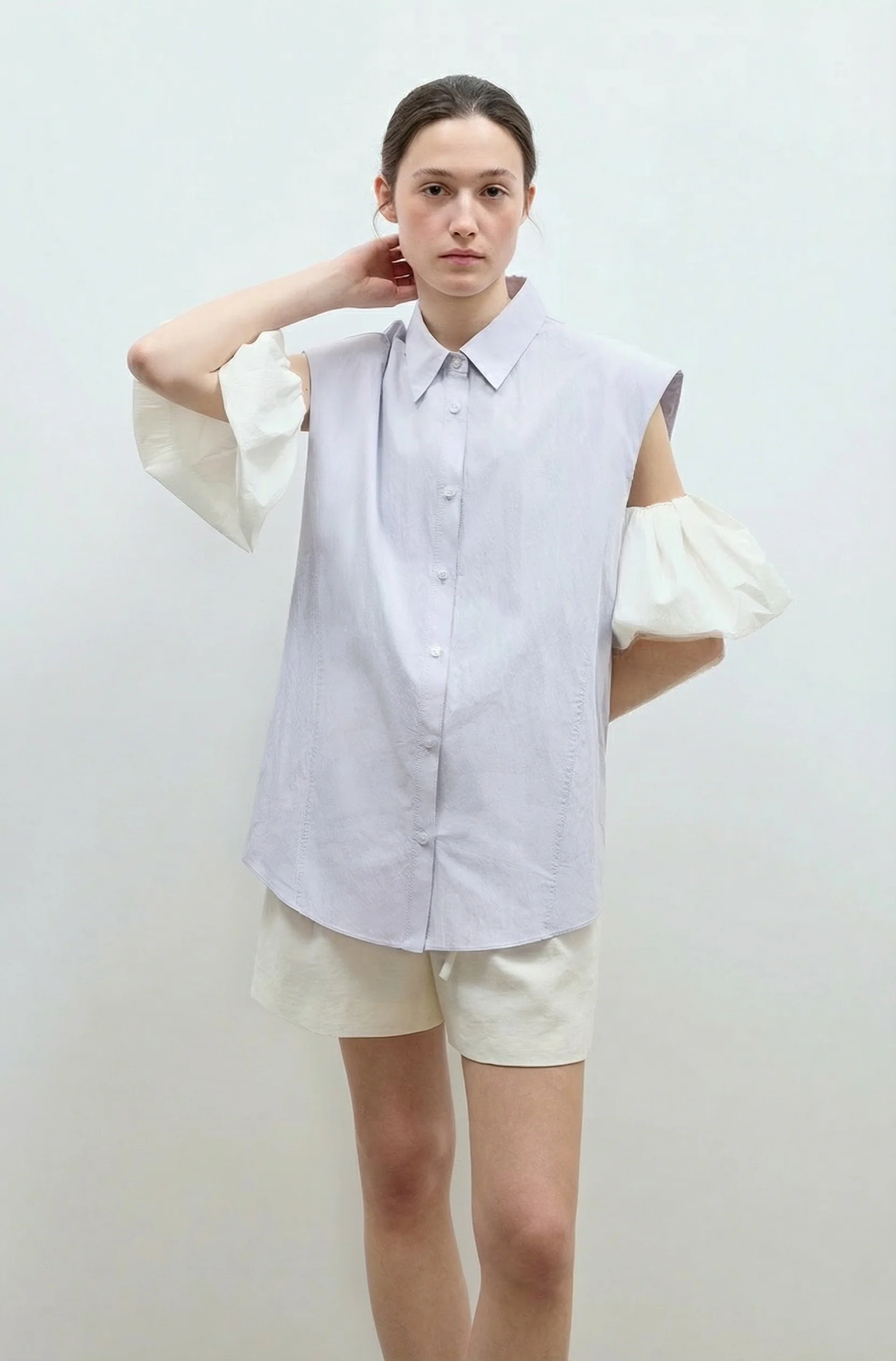 Padded Sleeveless Shirt