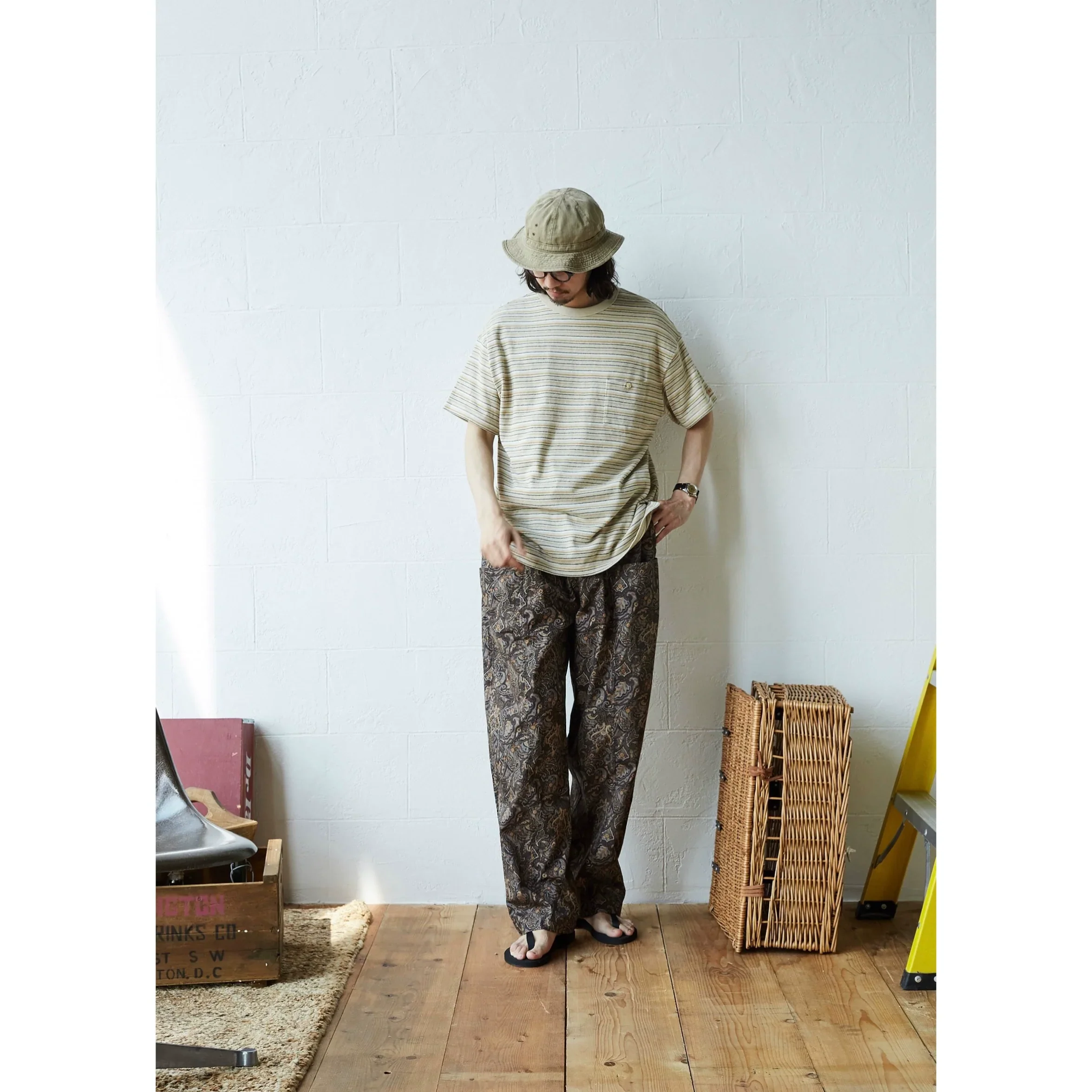 Paisley Easy Trousers - Image 2