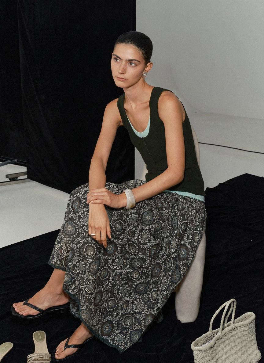 Paisley Medallion Maxi Skirt - Image 2