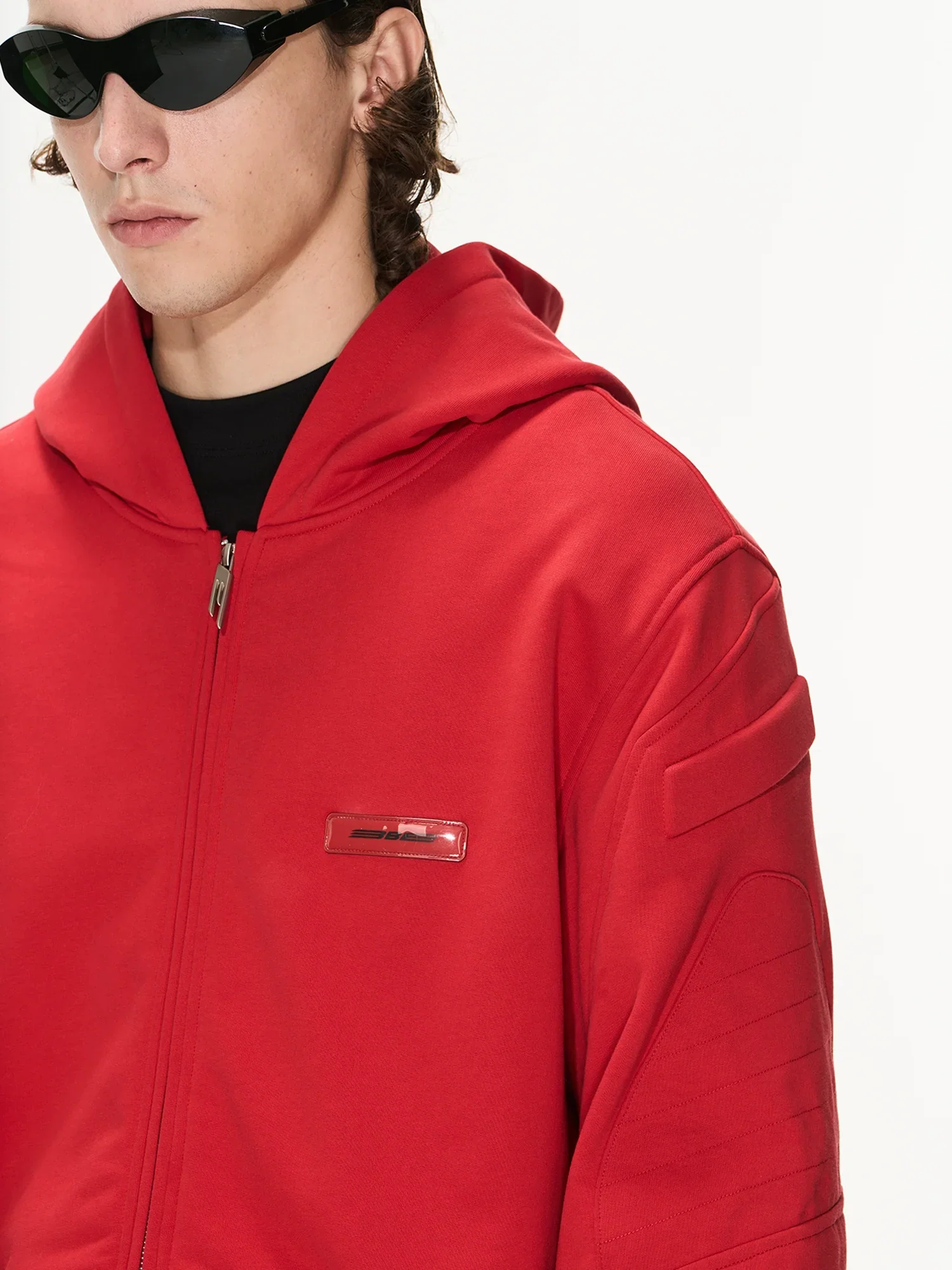 Paneled Zip Hoodie - Image 2