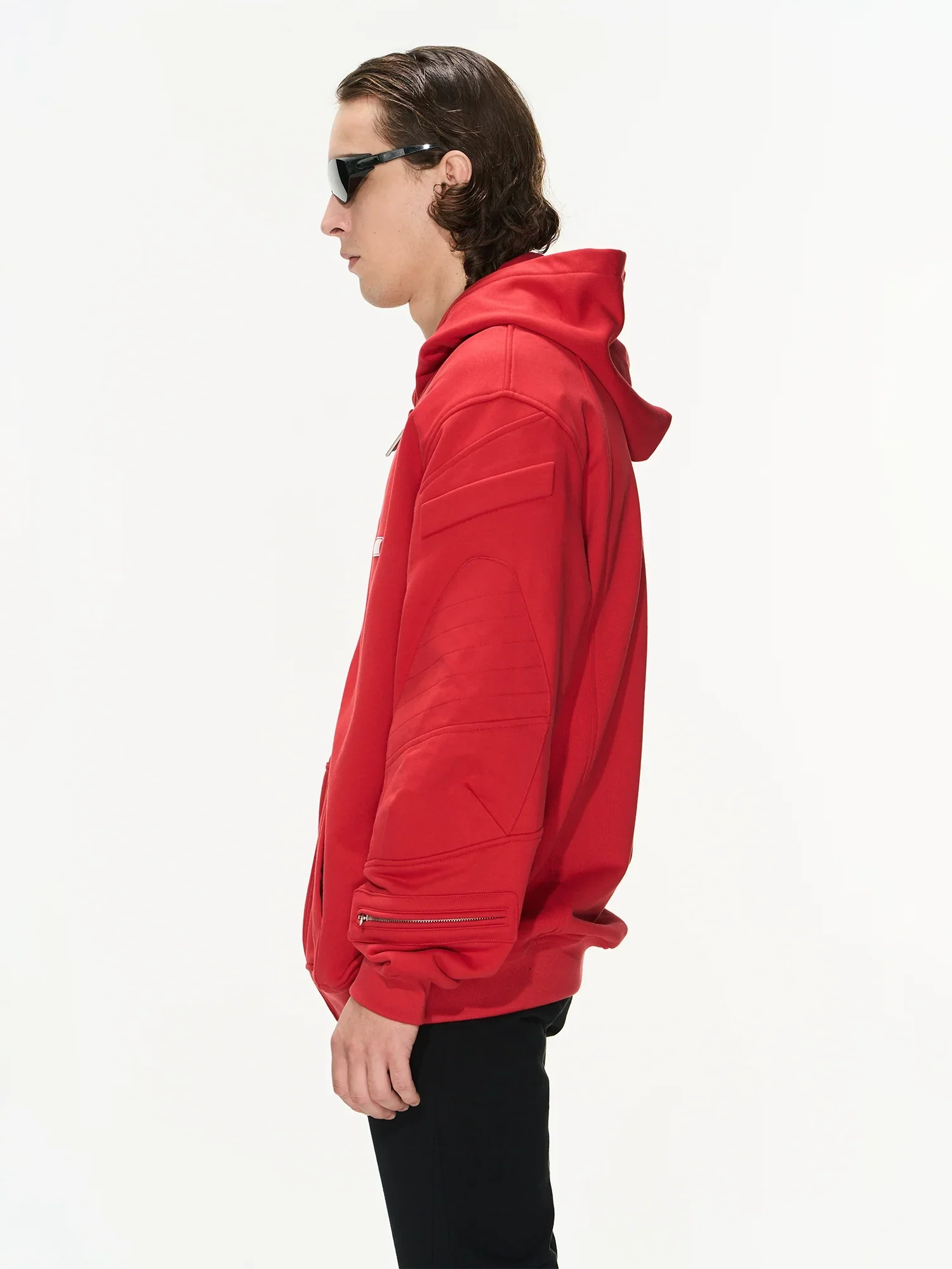 Paneled Zip Hoodie - Image 3