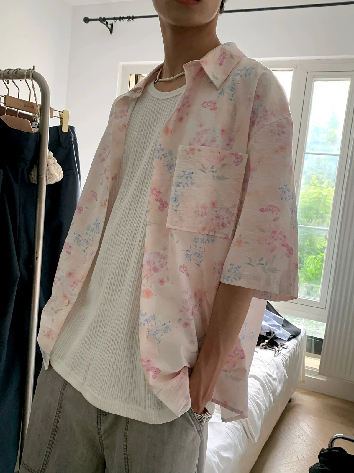 Pastel Floral Shirt