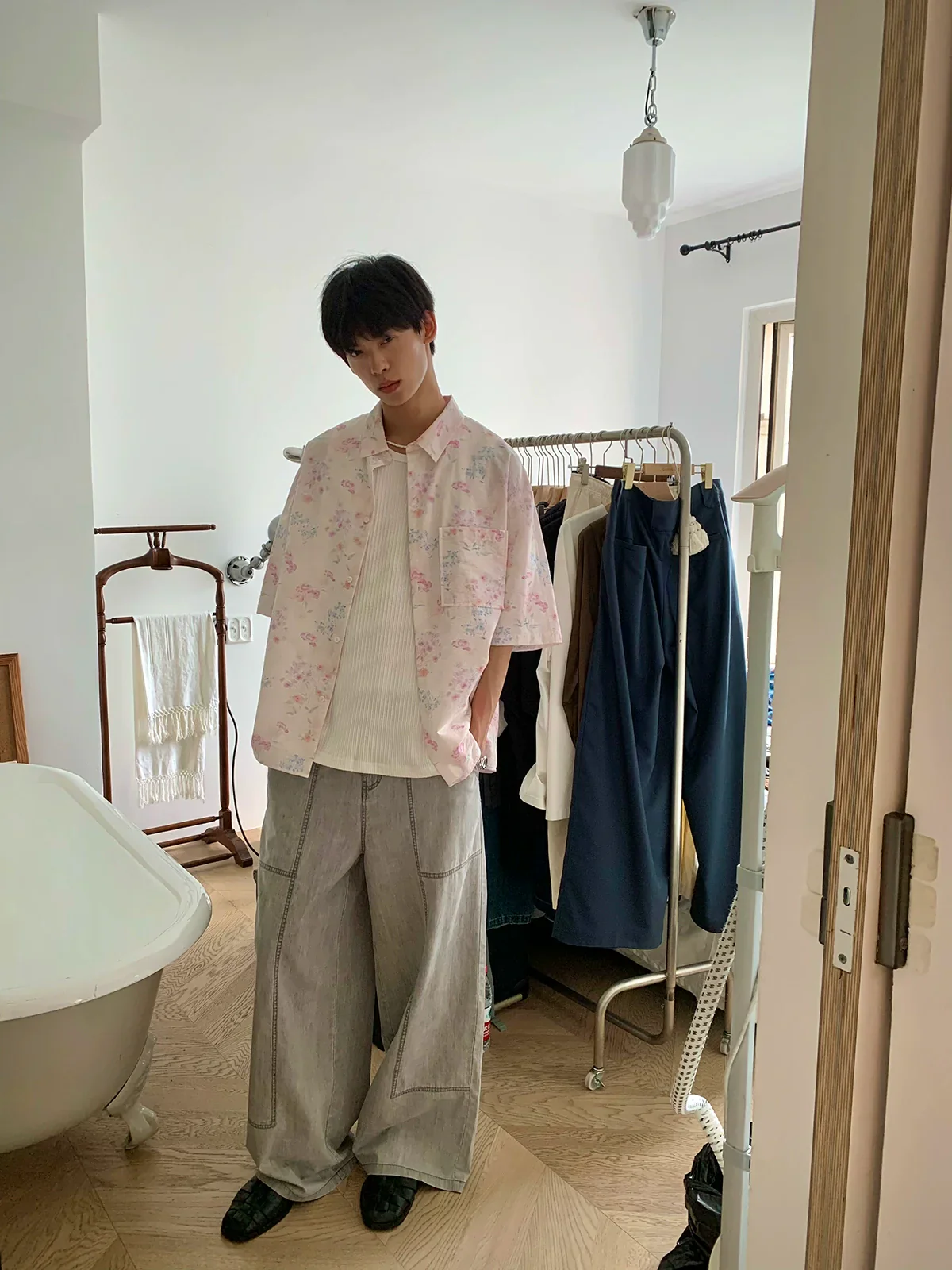 Pastel Floral Shirt - Image 3