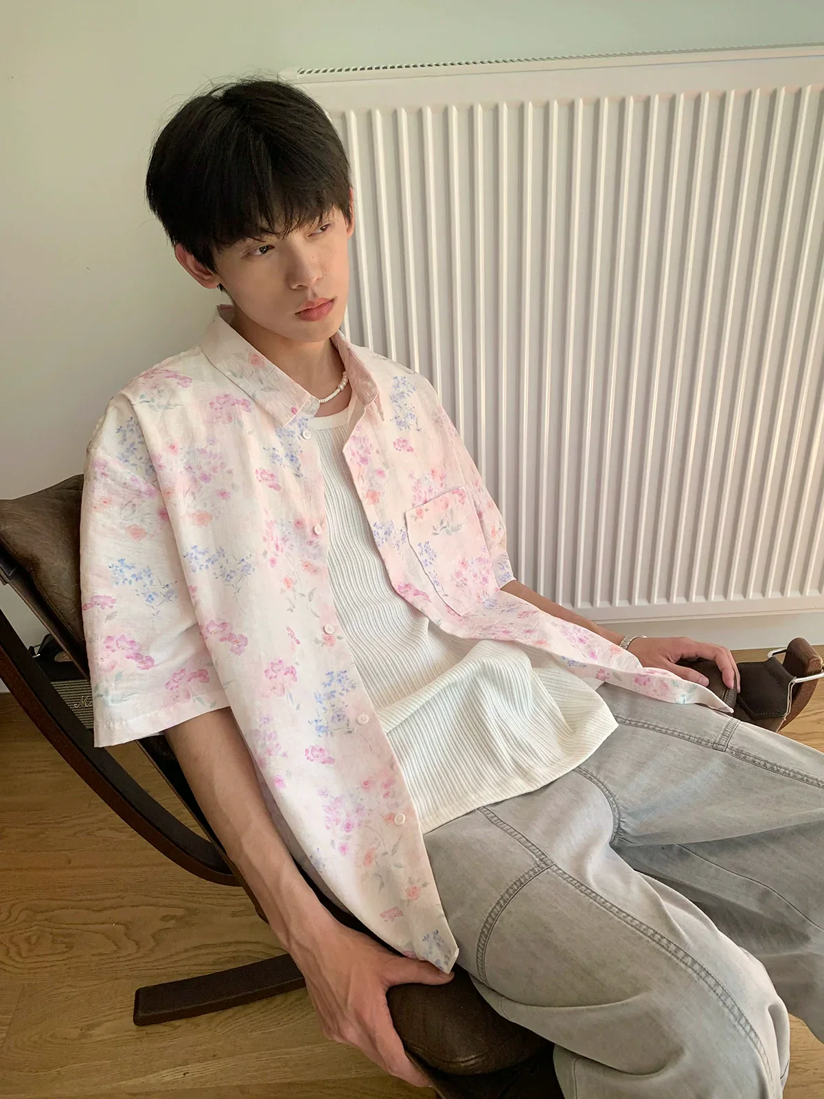 Pastel Floral Shirt - Image 4