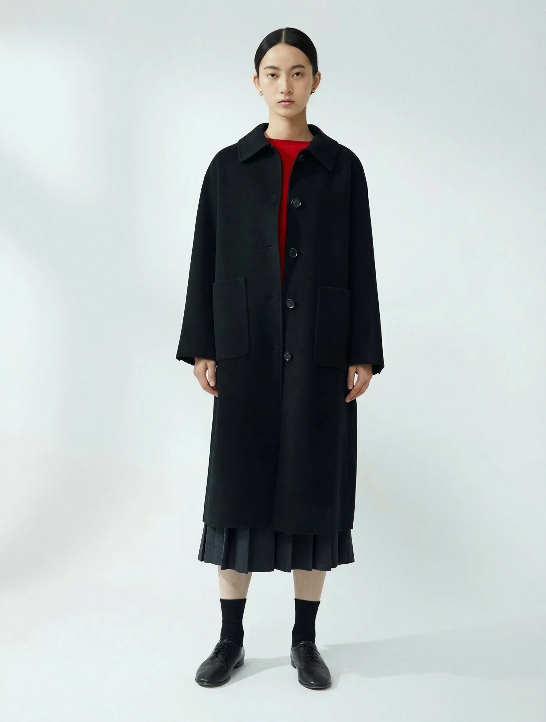 Patch Pocket Overcoat - Image 4