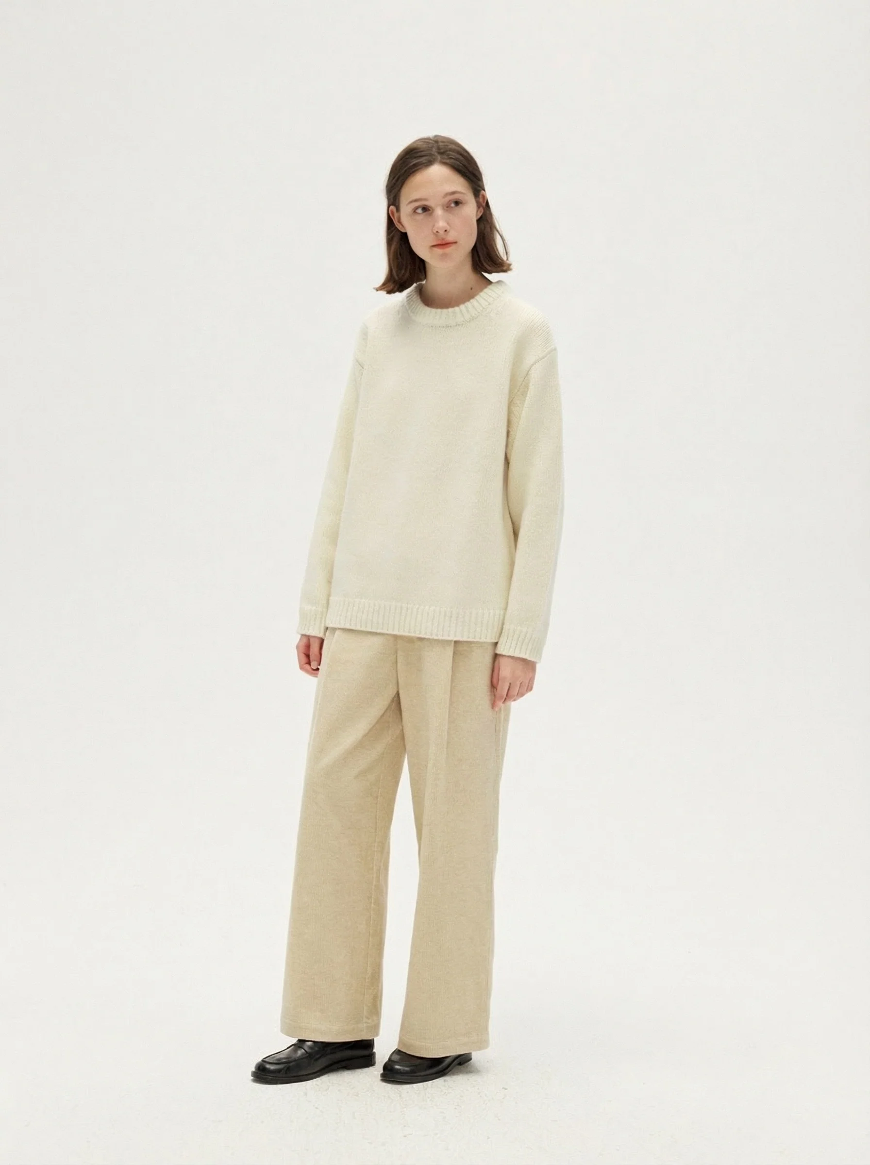 Patch Pocket Wide-Leg Trousers - Image 6
