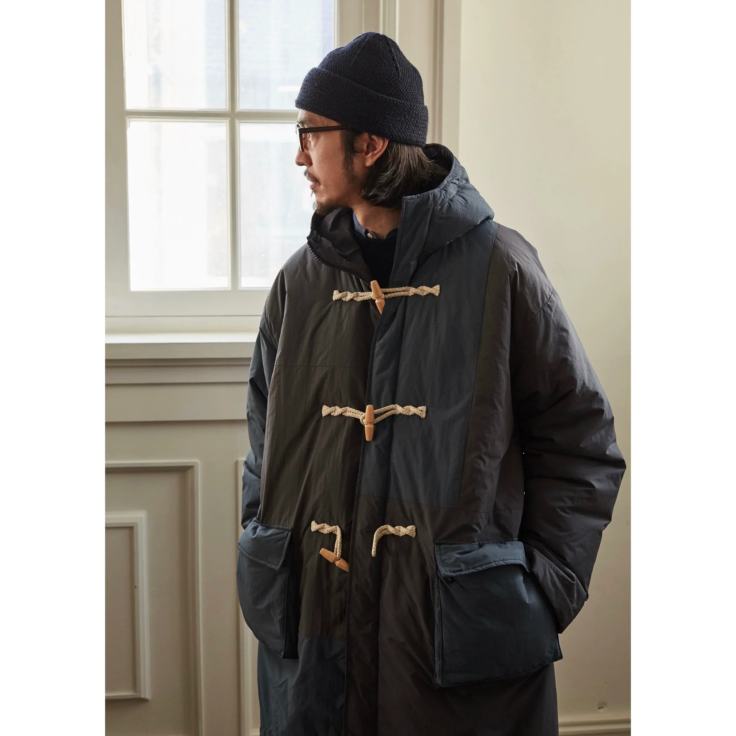 Patchwork Duffle Coat - Image 2