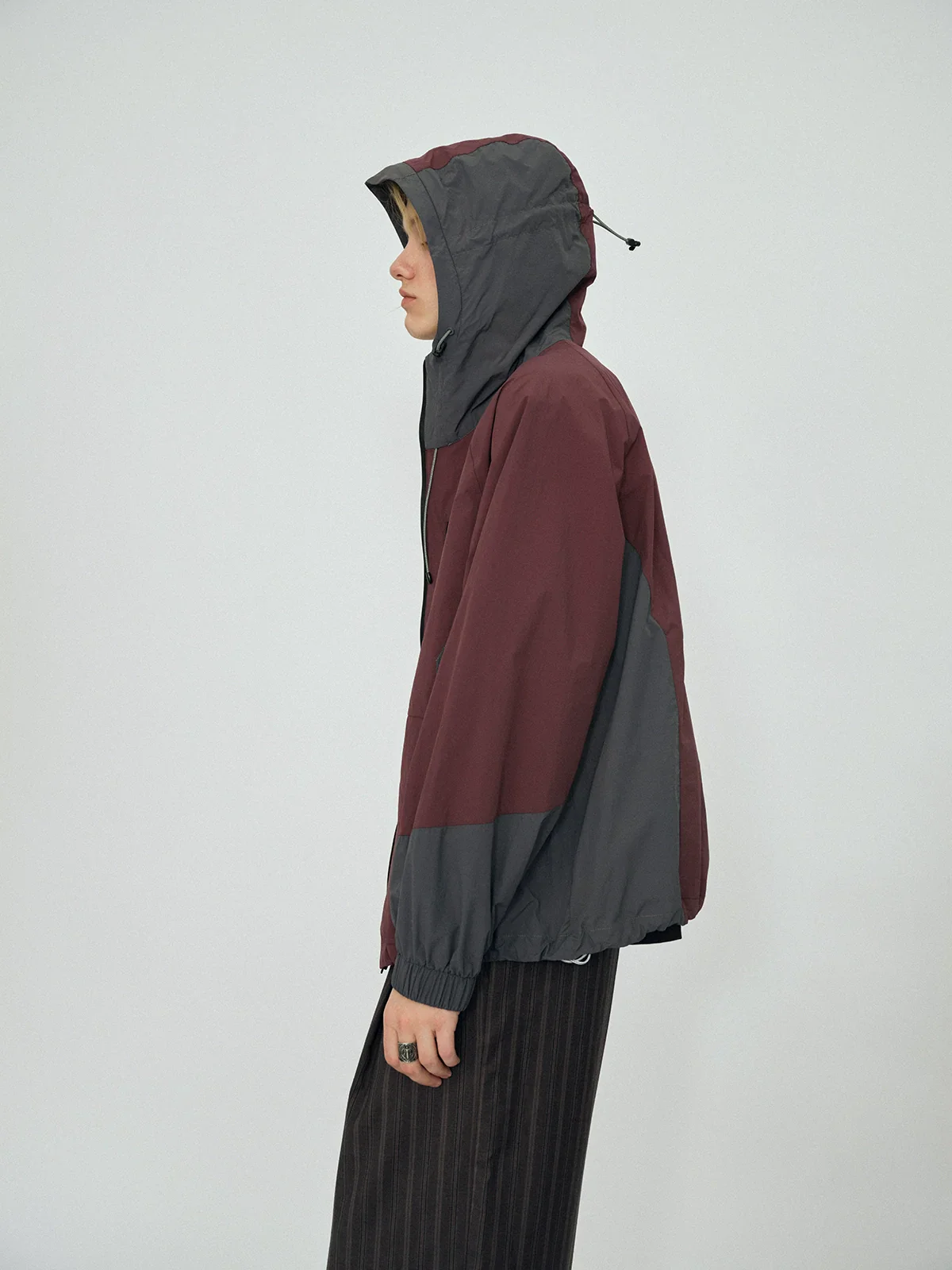 Patchwork Hooded Jacket - Image 2