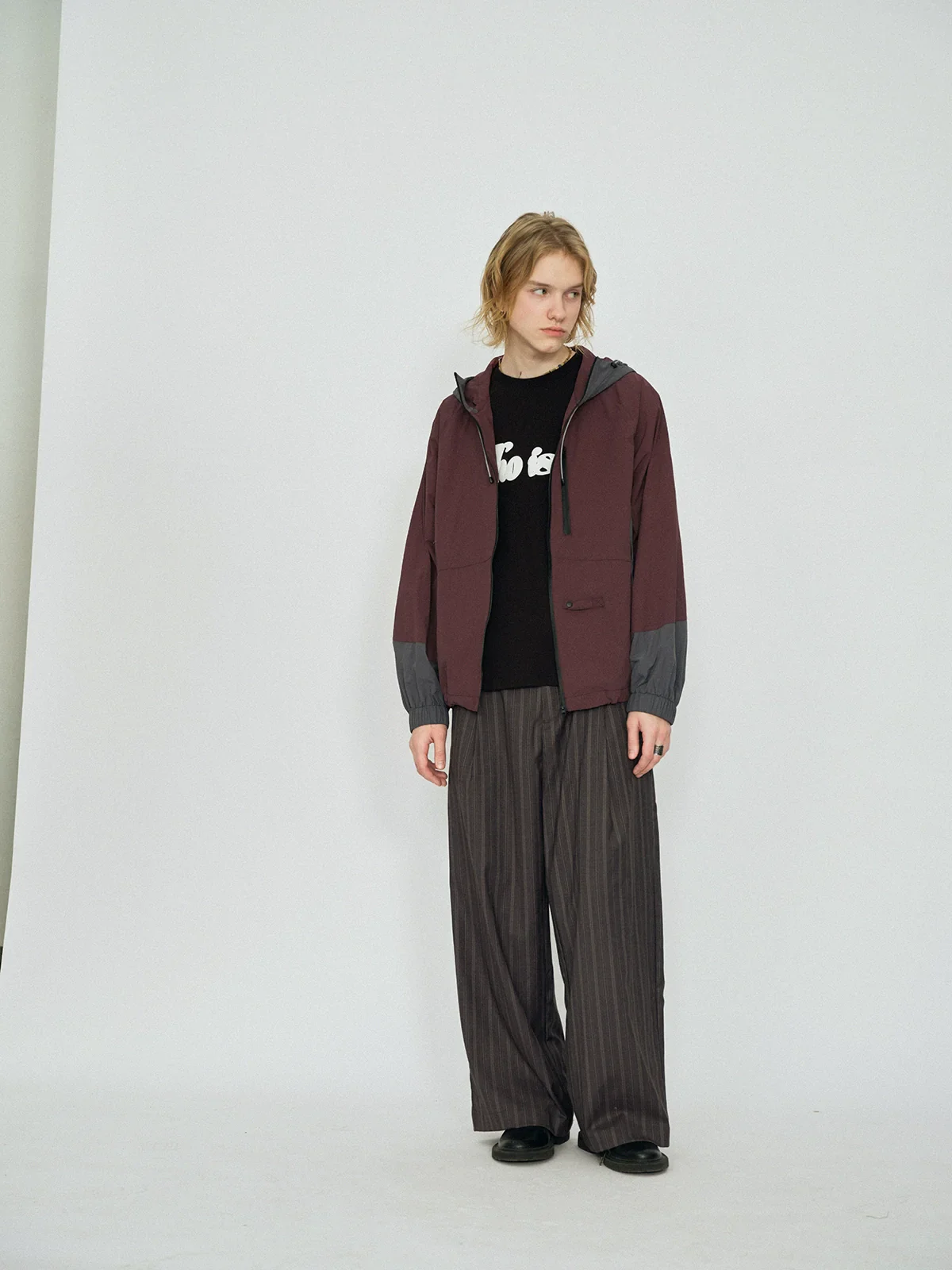 Patchwork Hooded Jacket - Image 3