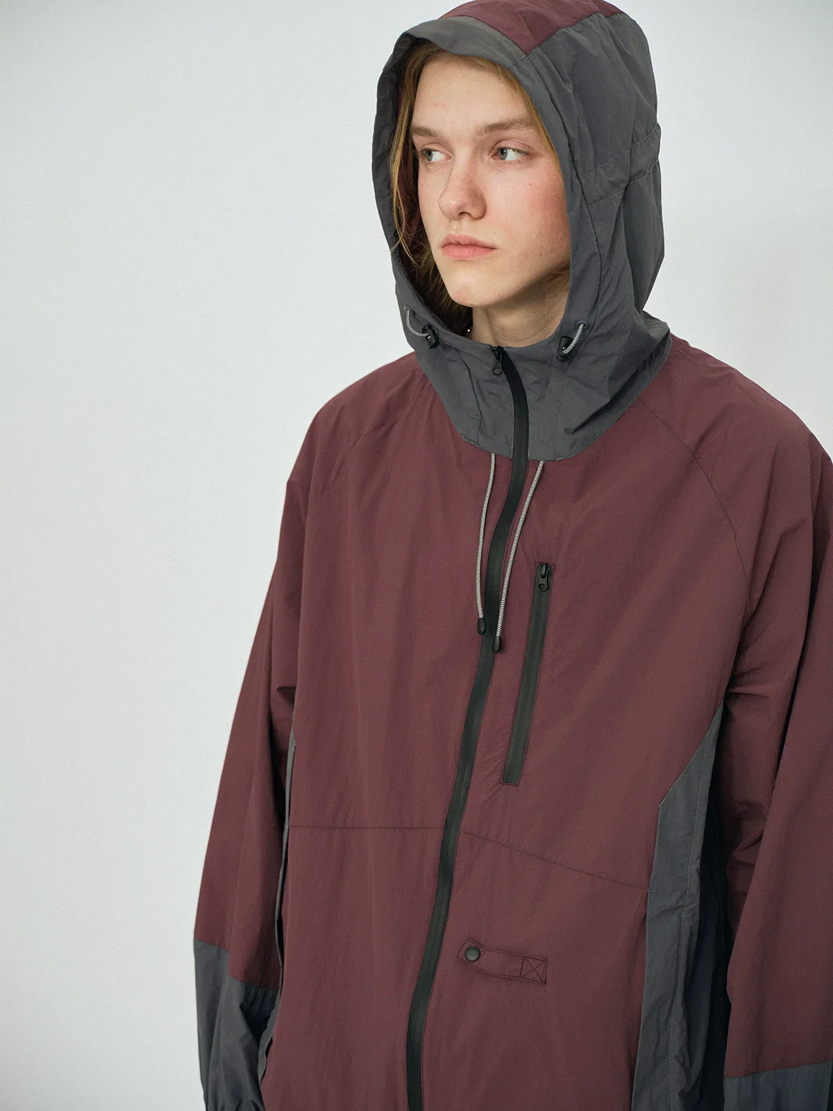 Patchwork Hooded Jacket - Image 4